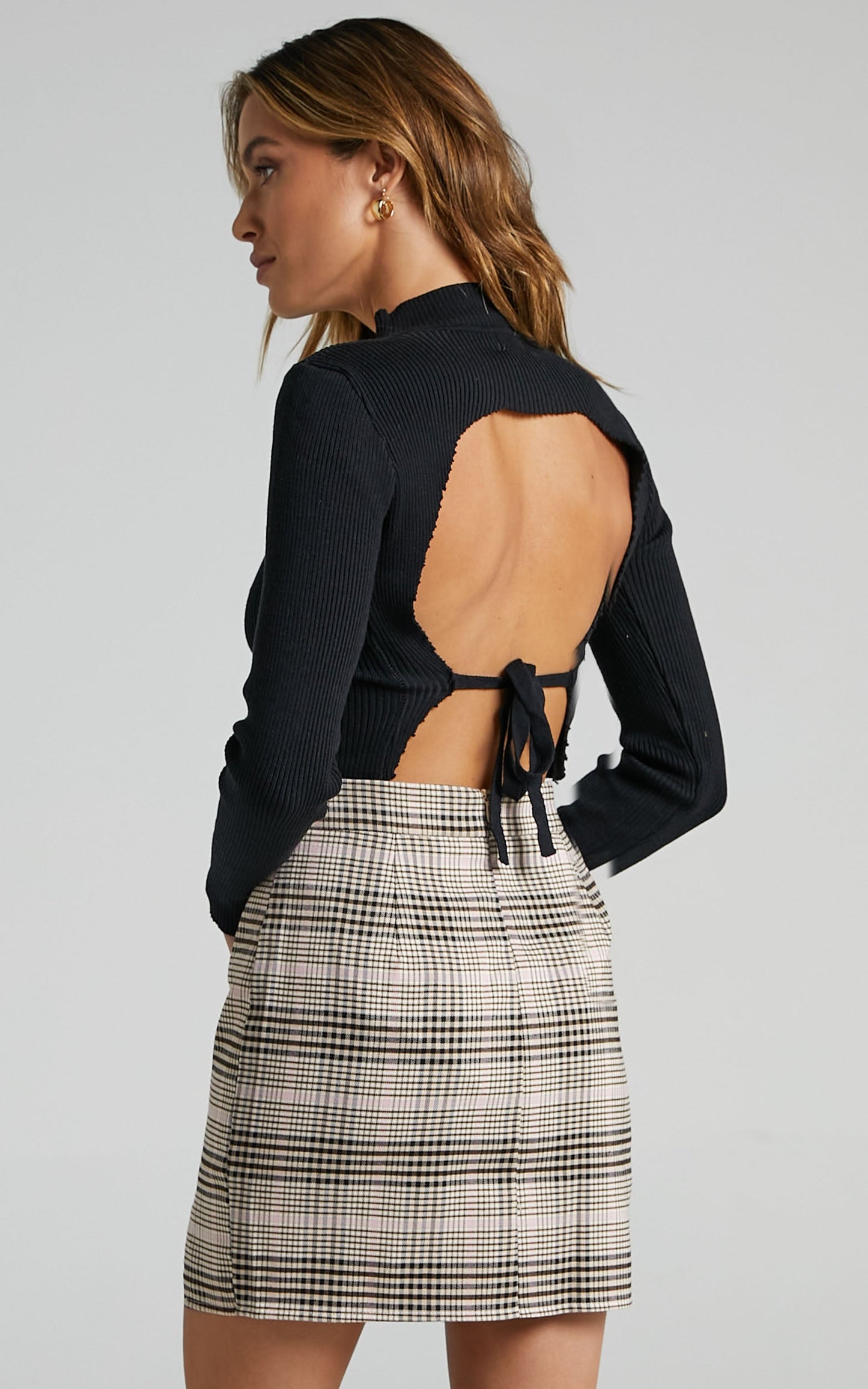 Portia Knit Top in Black