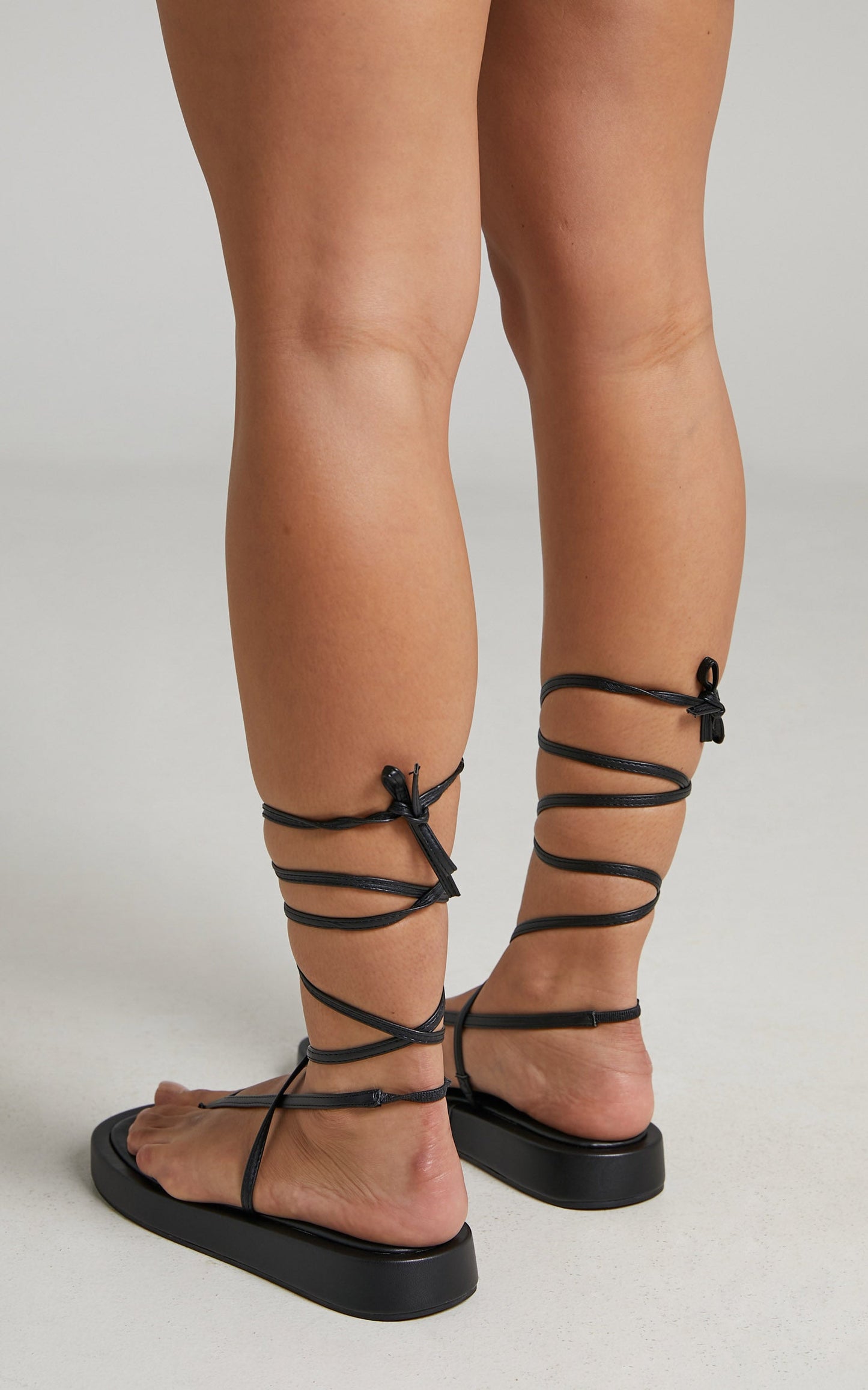 Public Desire - Beach Babe Sandals in Black