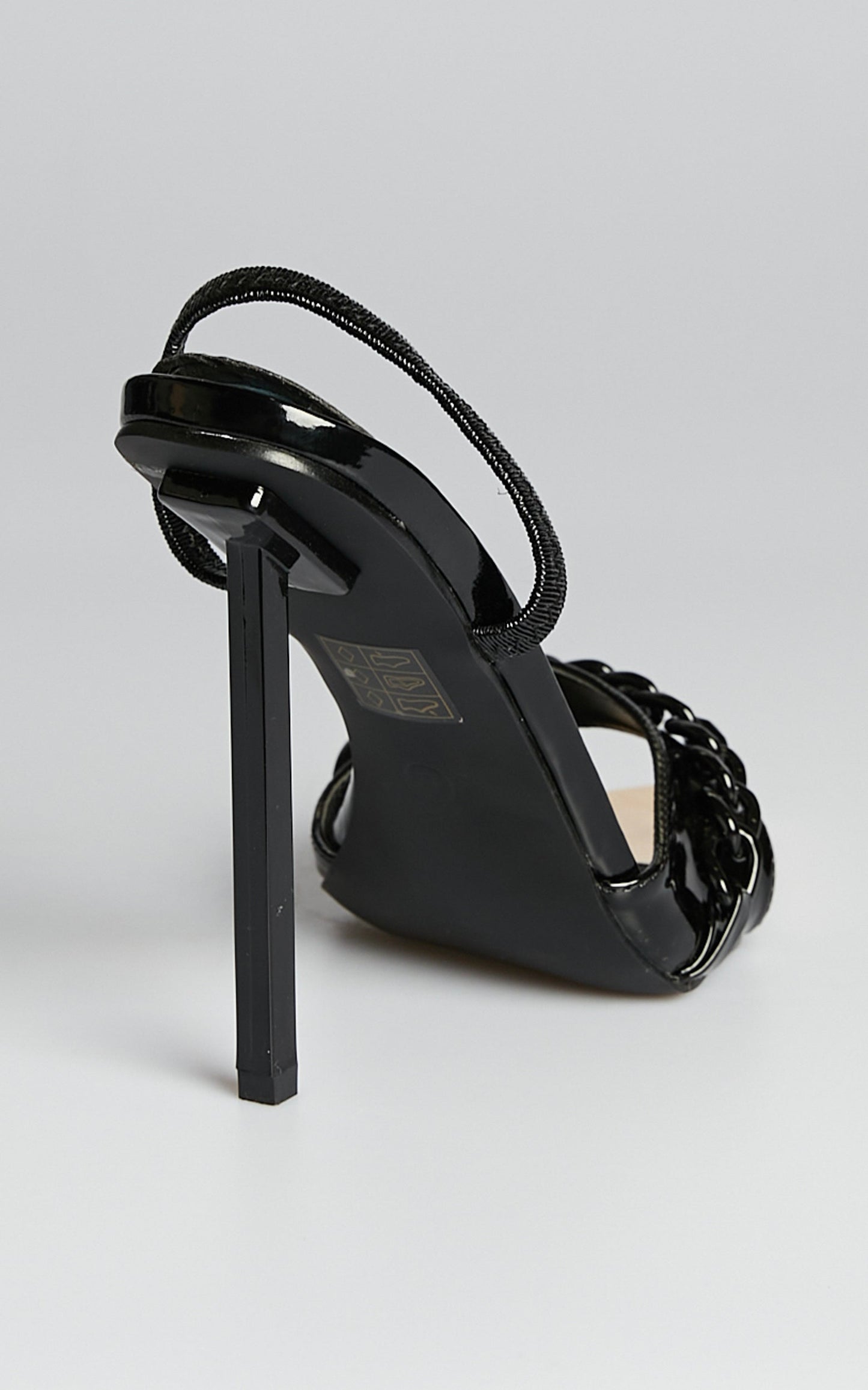 Public Desire - Glee Heels in Black Patent