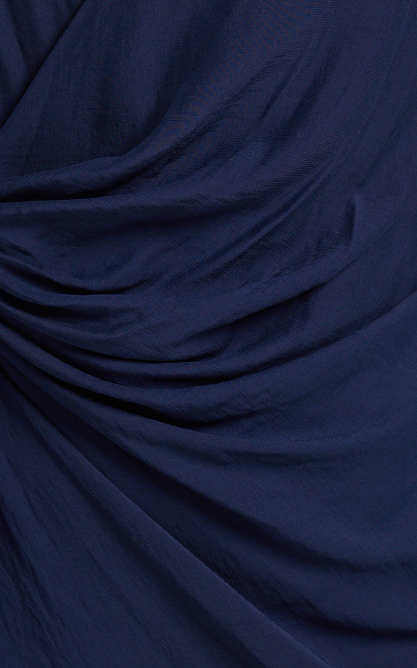 Bellefleur Mini Dress - Faux Wrap Dress in Navy