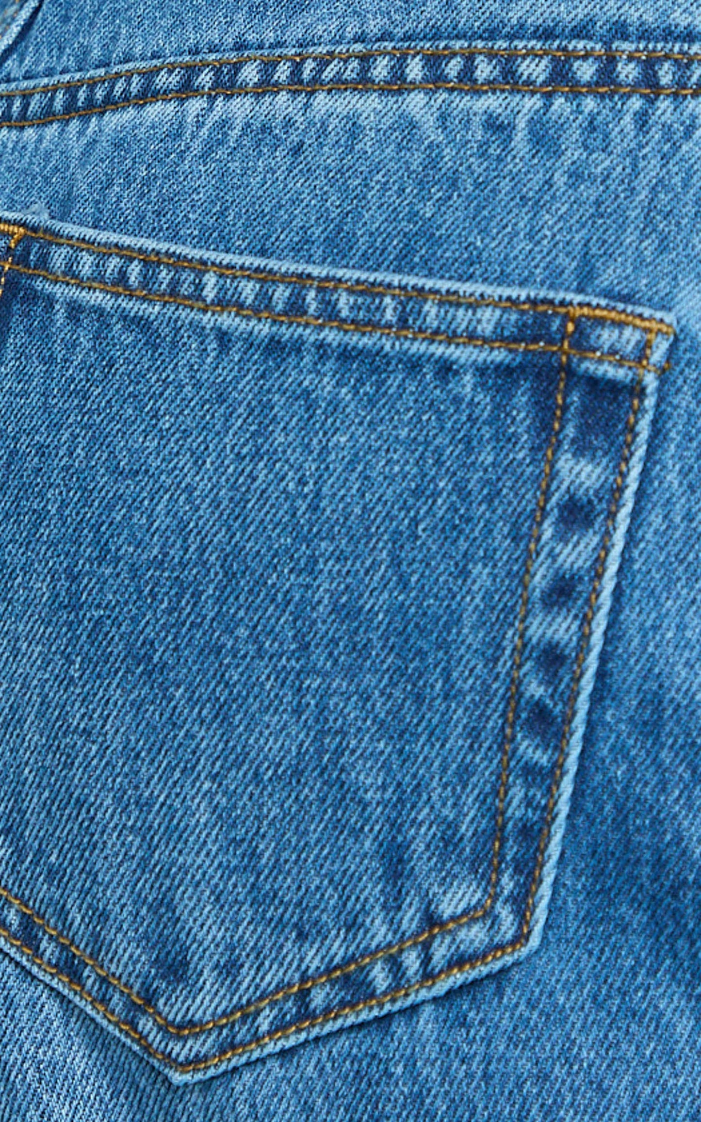 Rachel Jeans - Cinch Waist Wide Leg Denim Jeans in Mid Vintage Wash
