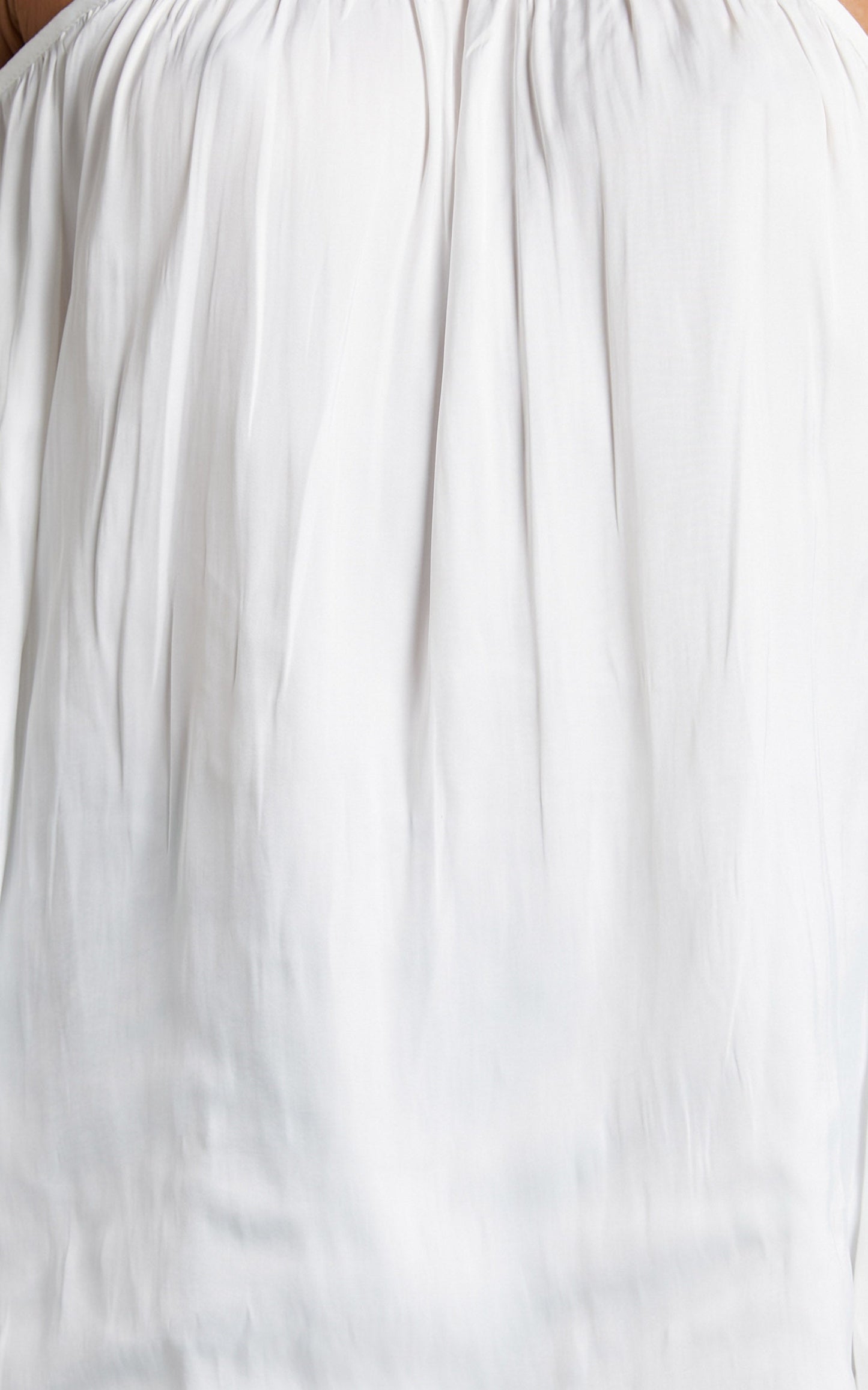 Rebel Off Shoulder Top with Halter Straps in White