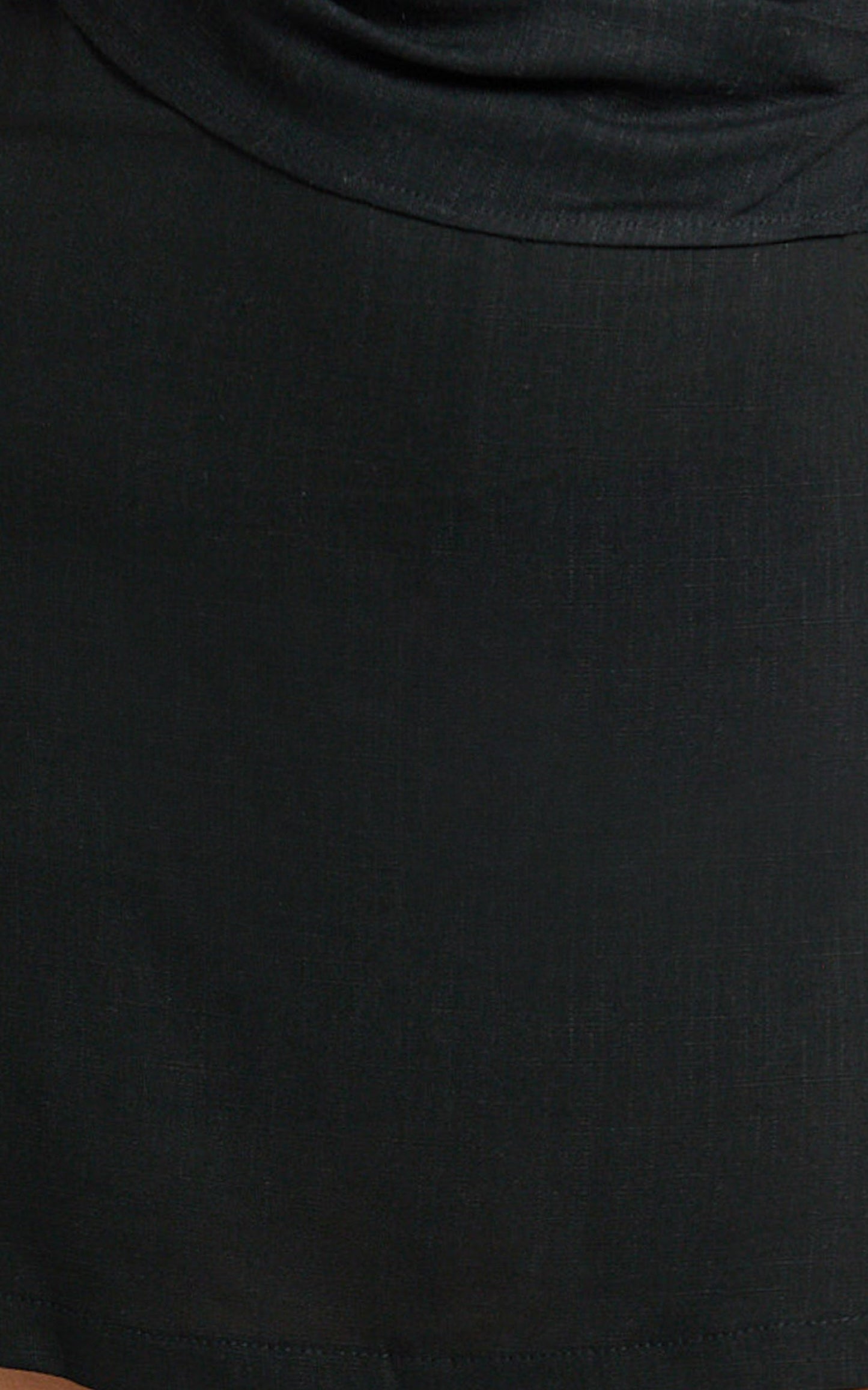 Robilyn Skort - Linen Look Skort in Black
