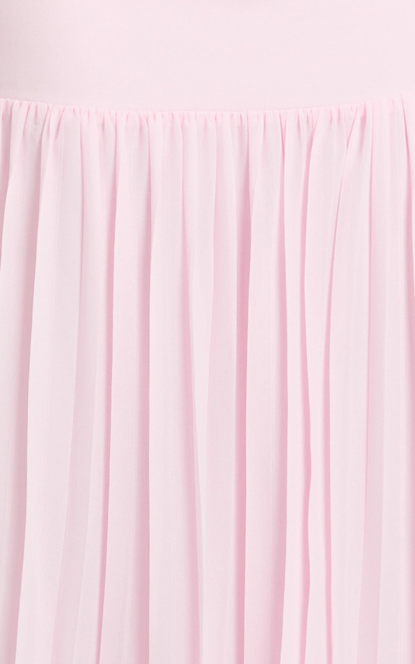 Rowan Two Piece Set - Square Neck Crop Top and High Waist Pleated Skirt Set in Pink