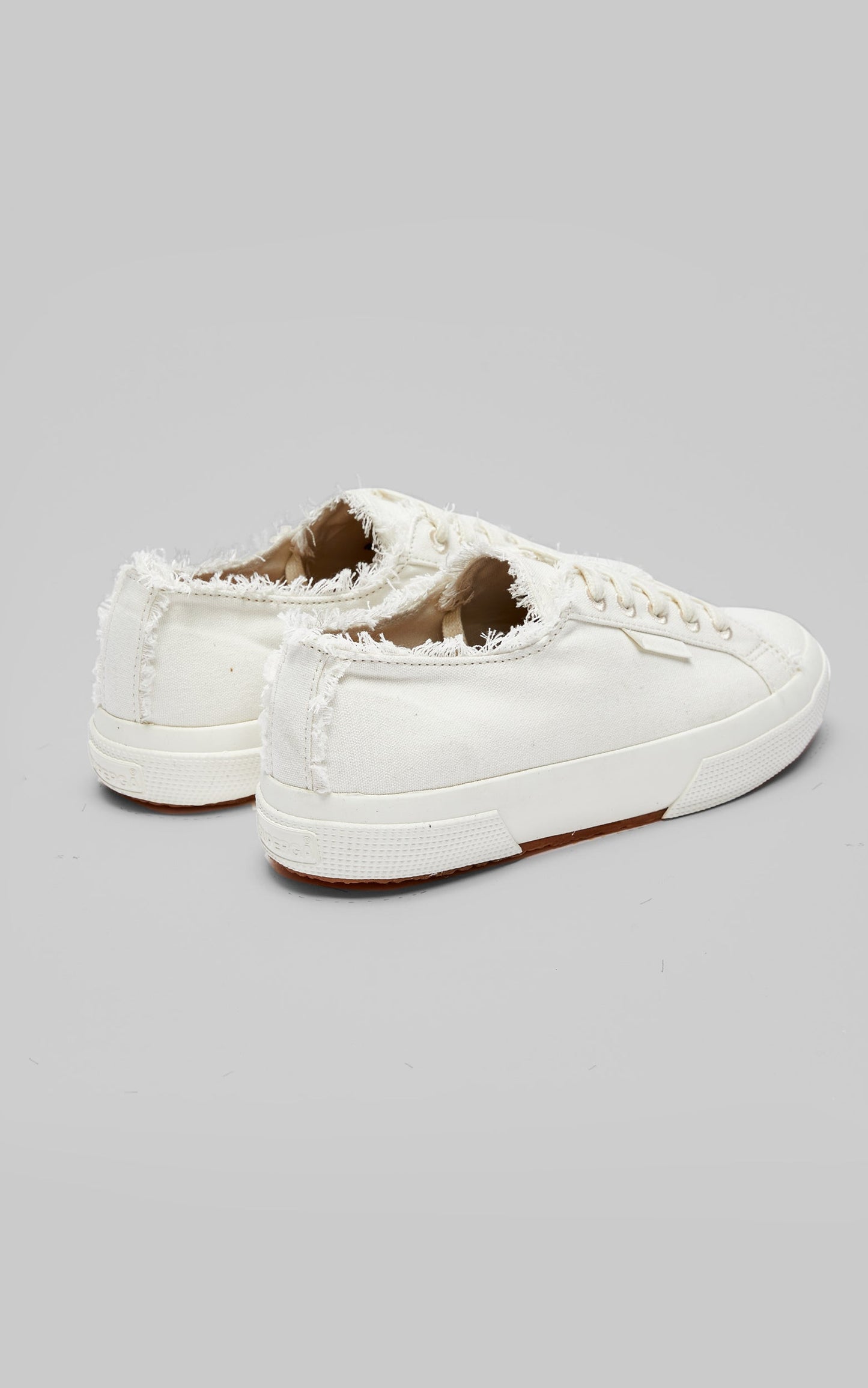 Superga - 2750 Fringed Organic Canvas Natural Dye Sneakers in Weeds