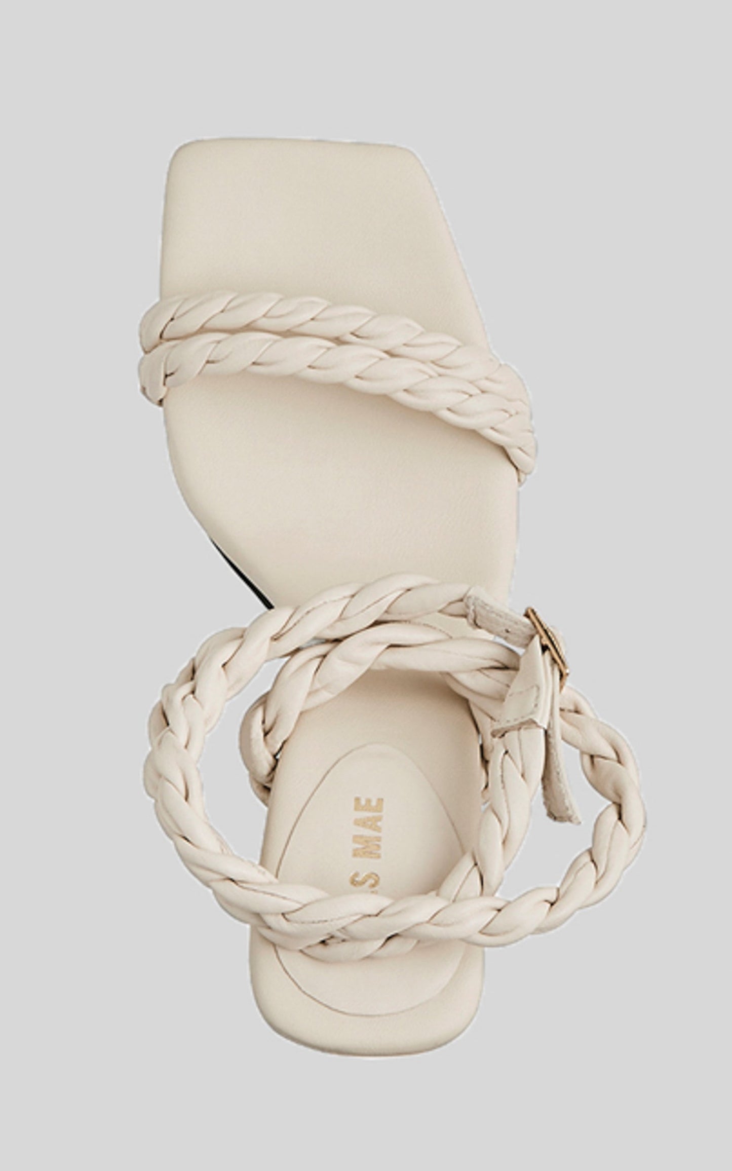 Alias Mae - Sammy Heels in BONE LEATHER