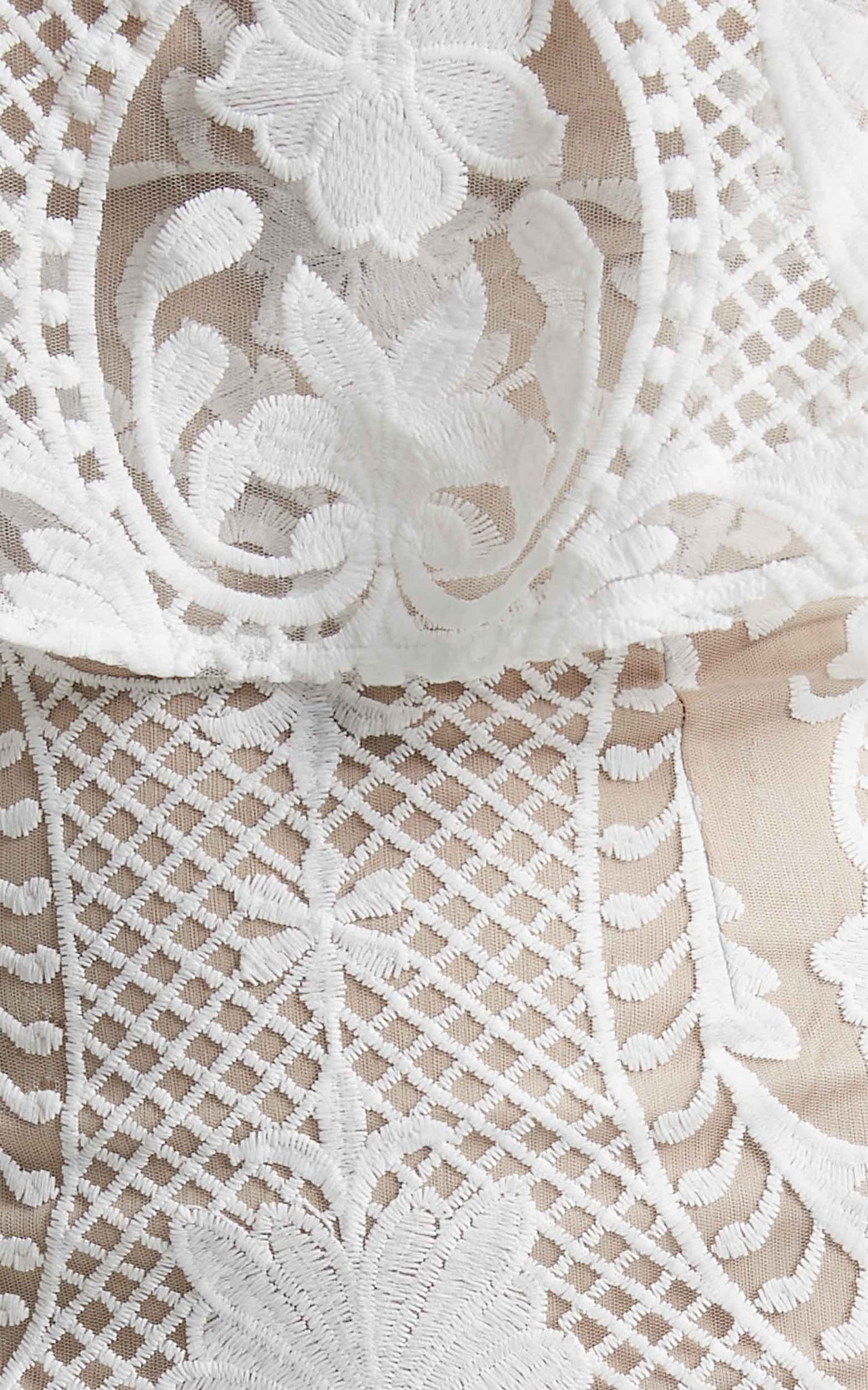 Senorita Dress in White Lace