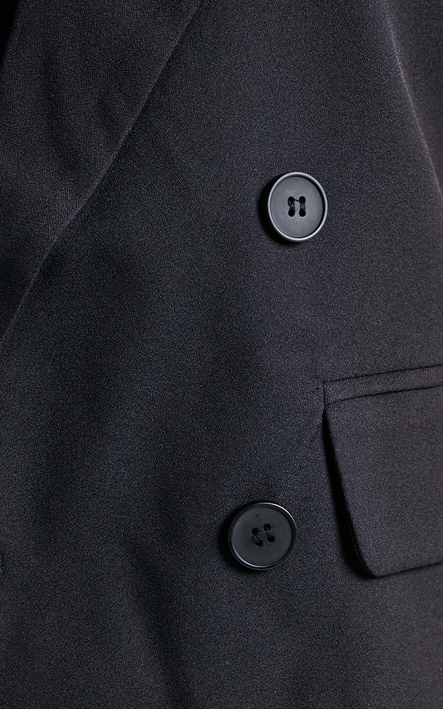 Sera Button up Waistcoat in Black