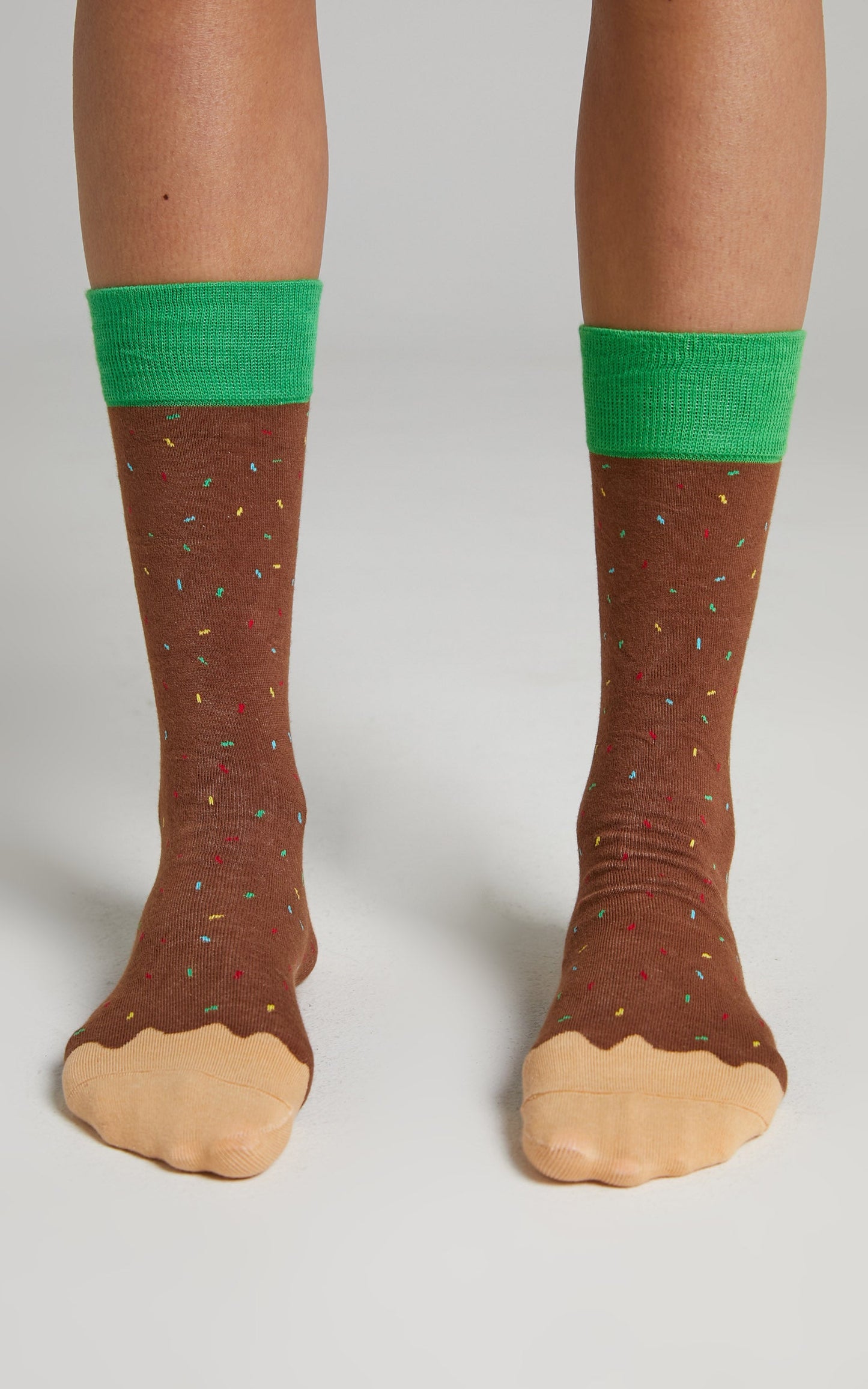 DOIY - Doughnut Socks in Brown