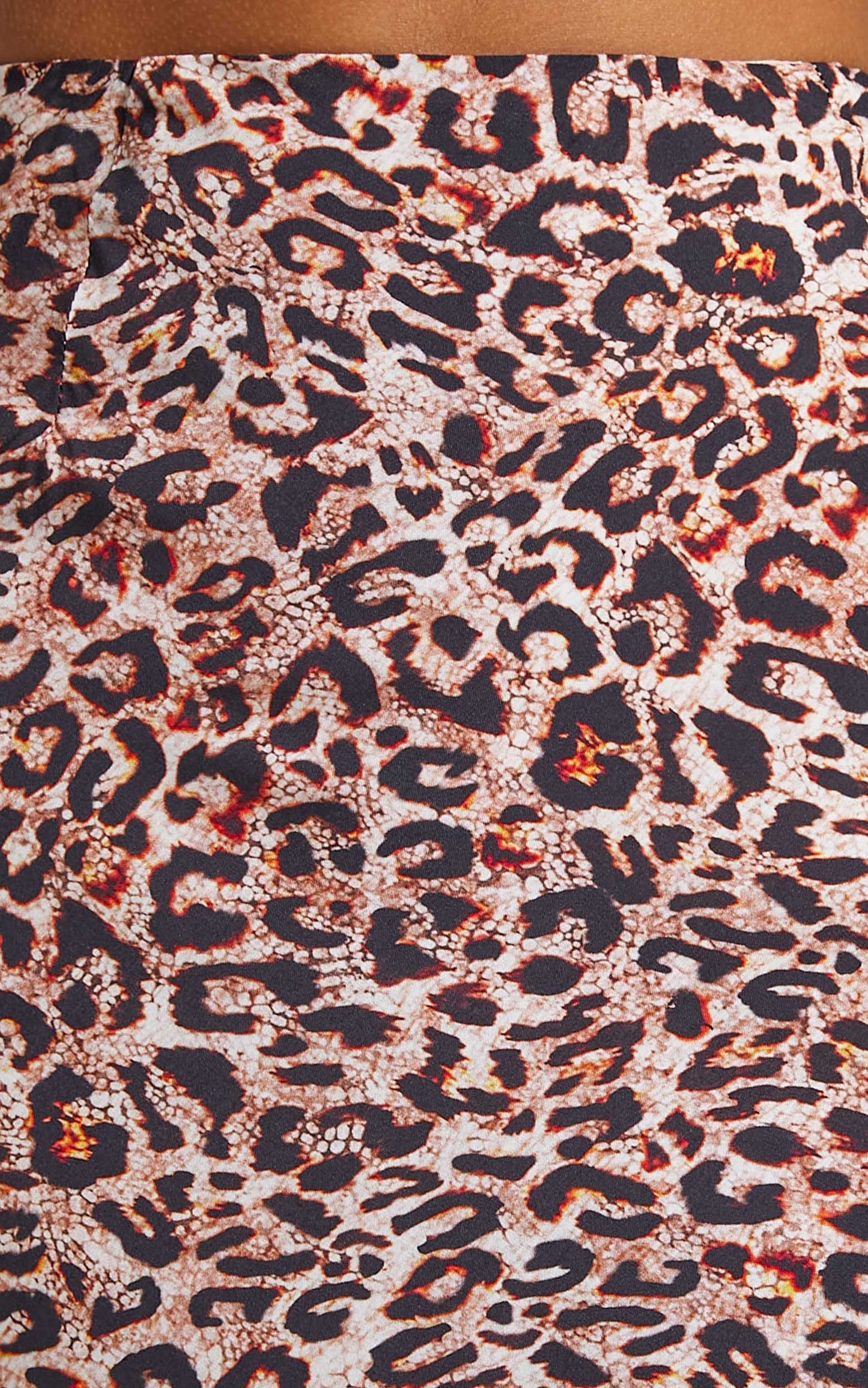 Stand In Line Skirt in Leopard
