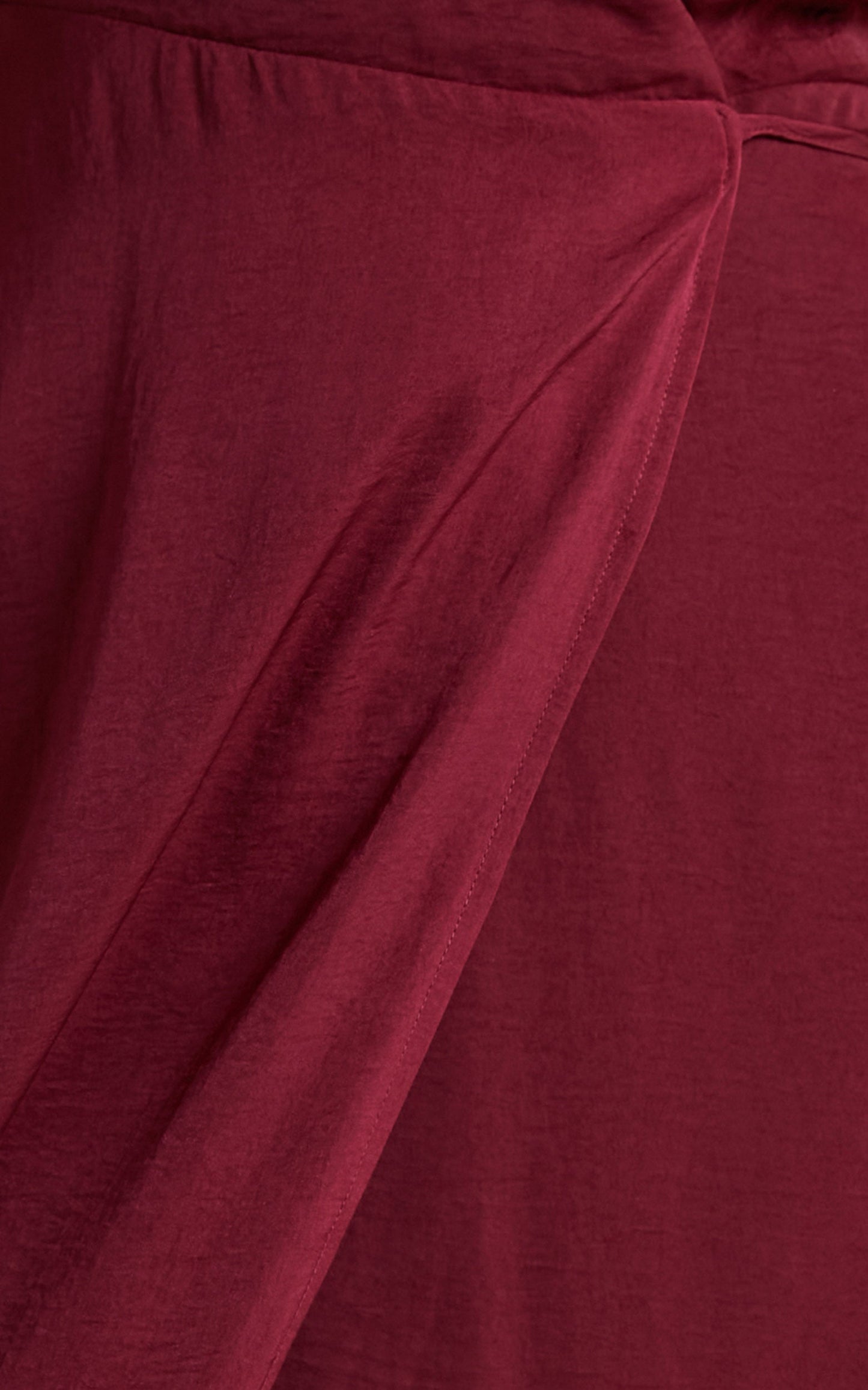 Starry Eyes Sparkling Dress In Wine Satin