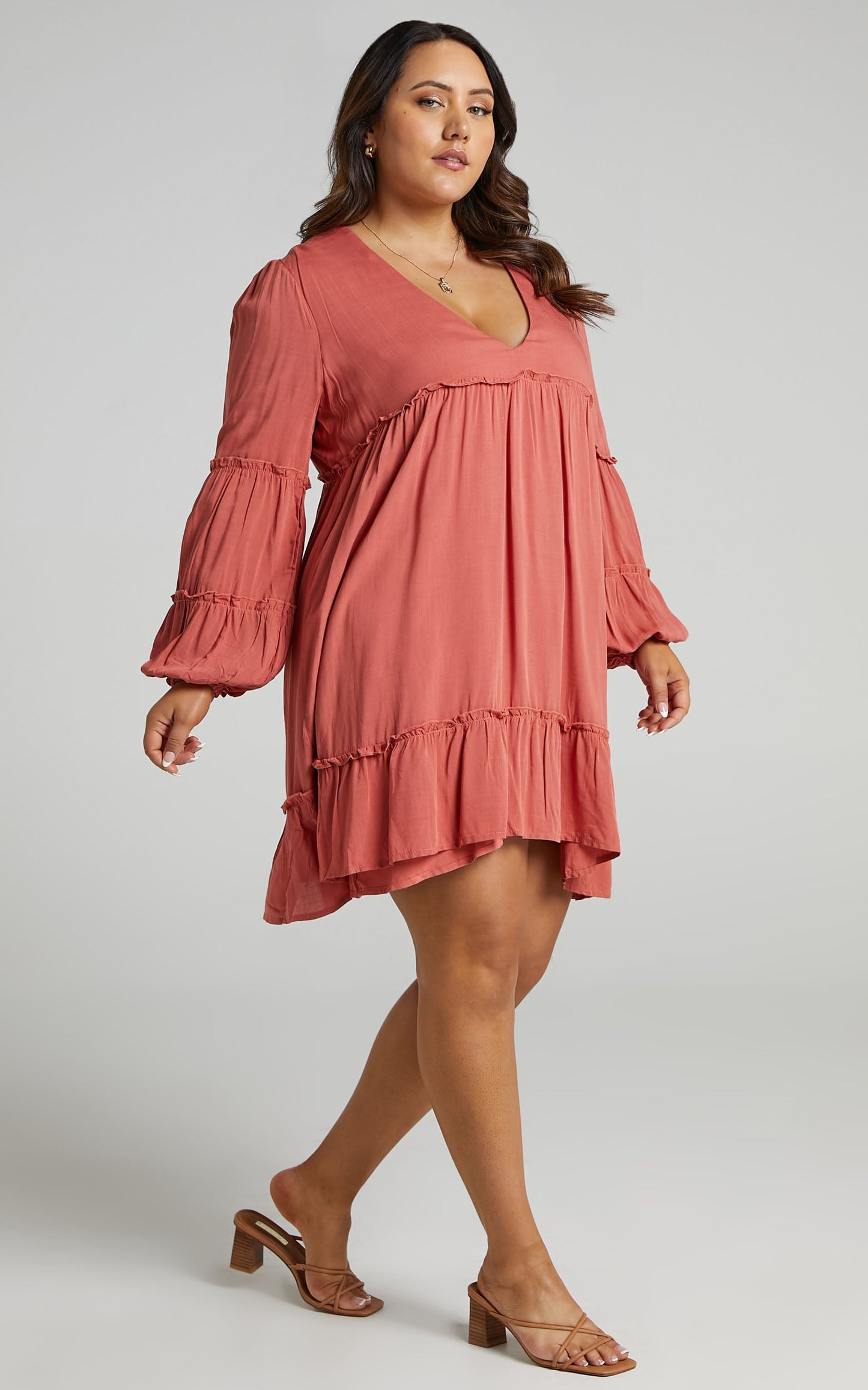 Summer Soul Dress in Rust