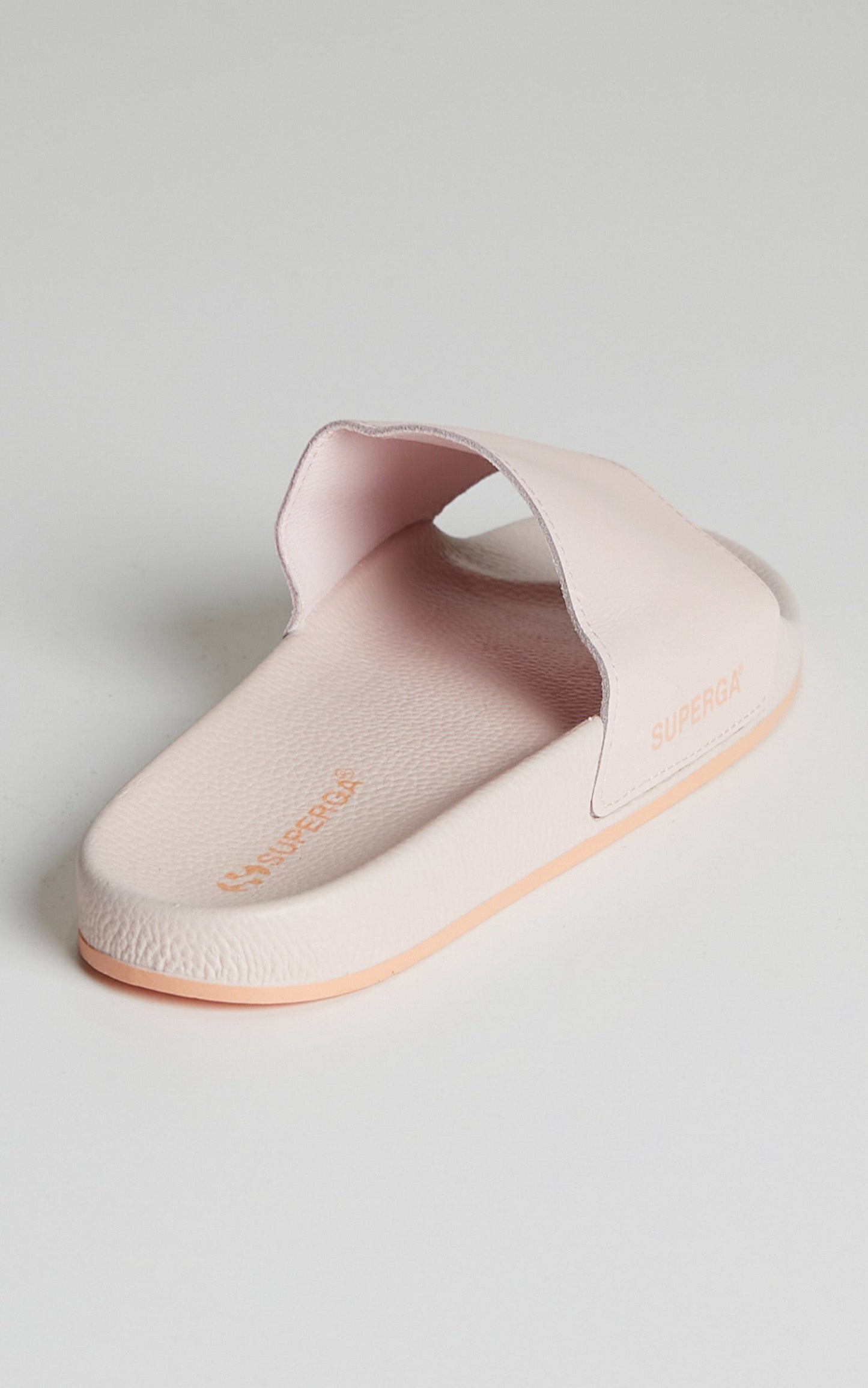 Superga - 1908 Buttersoft Slides in Pink & Apricot