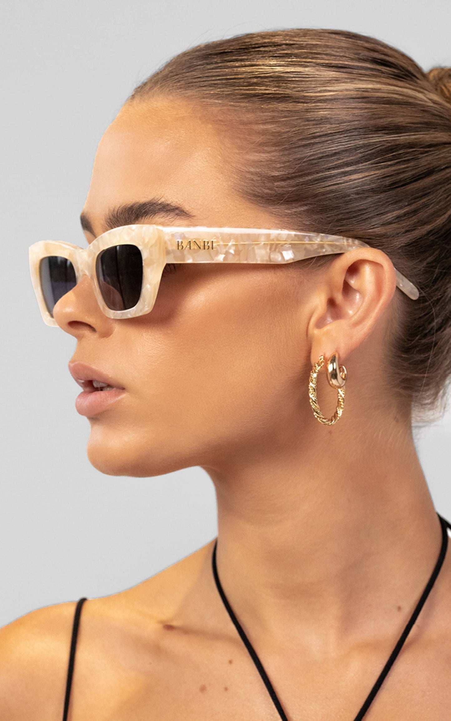 Banbe Eyewear - The Kerr in Pearl Black-Fade