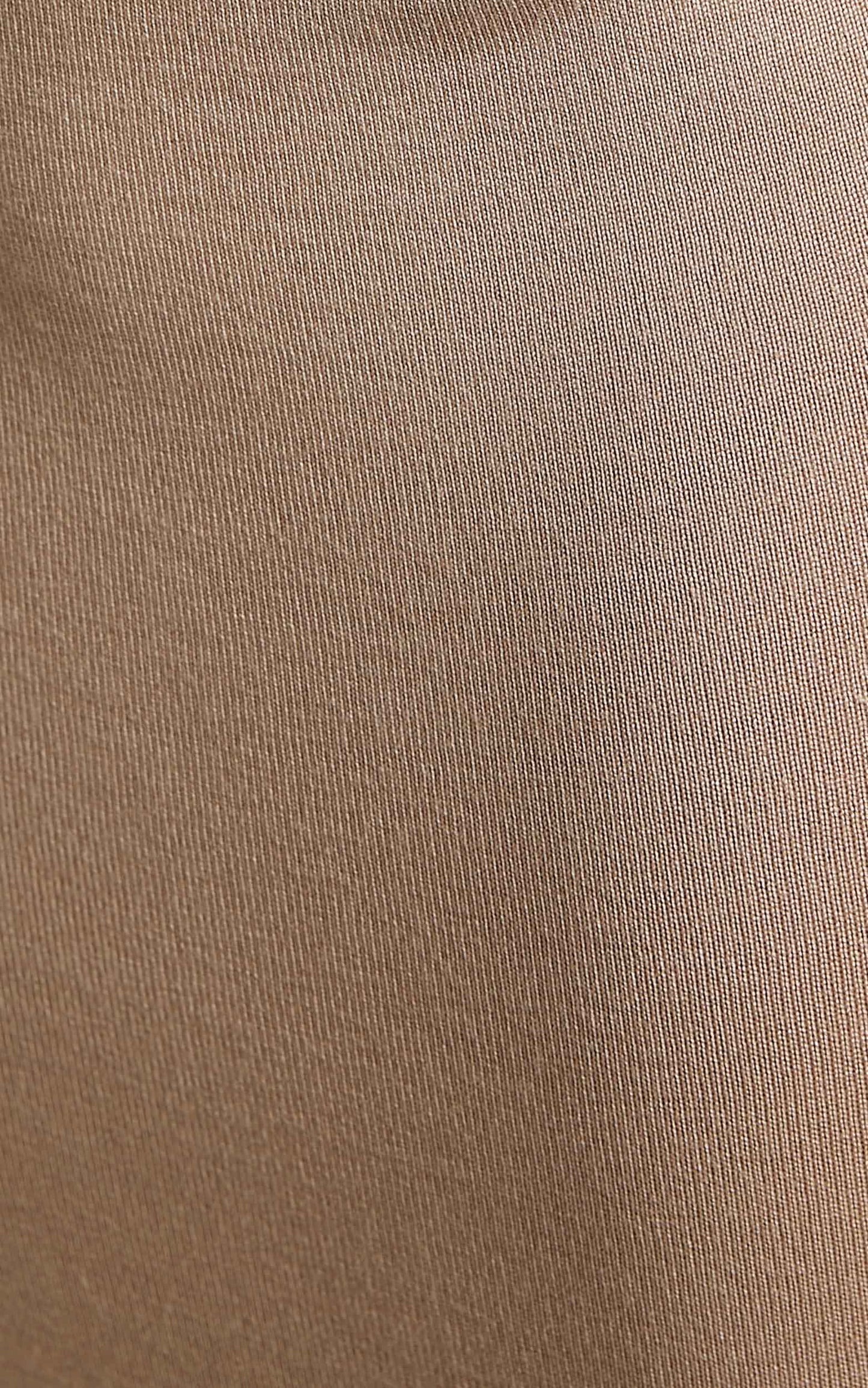 Taleen High Neck Bodycon Midi Dress in Mocha