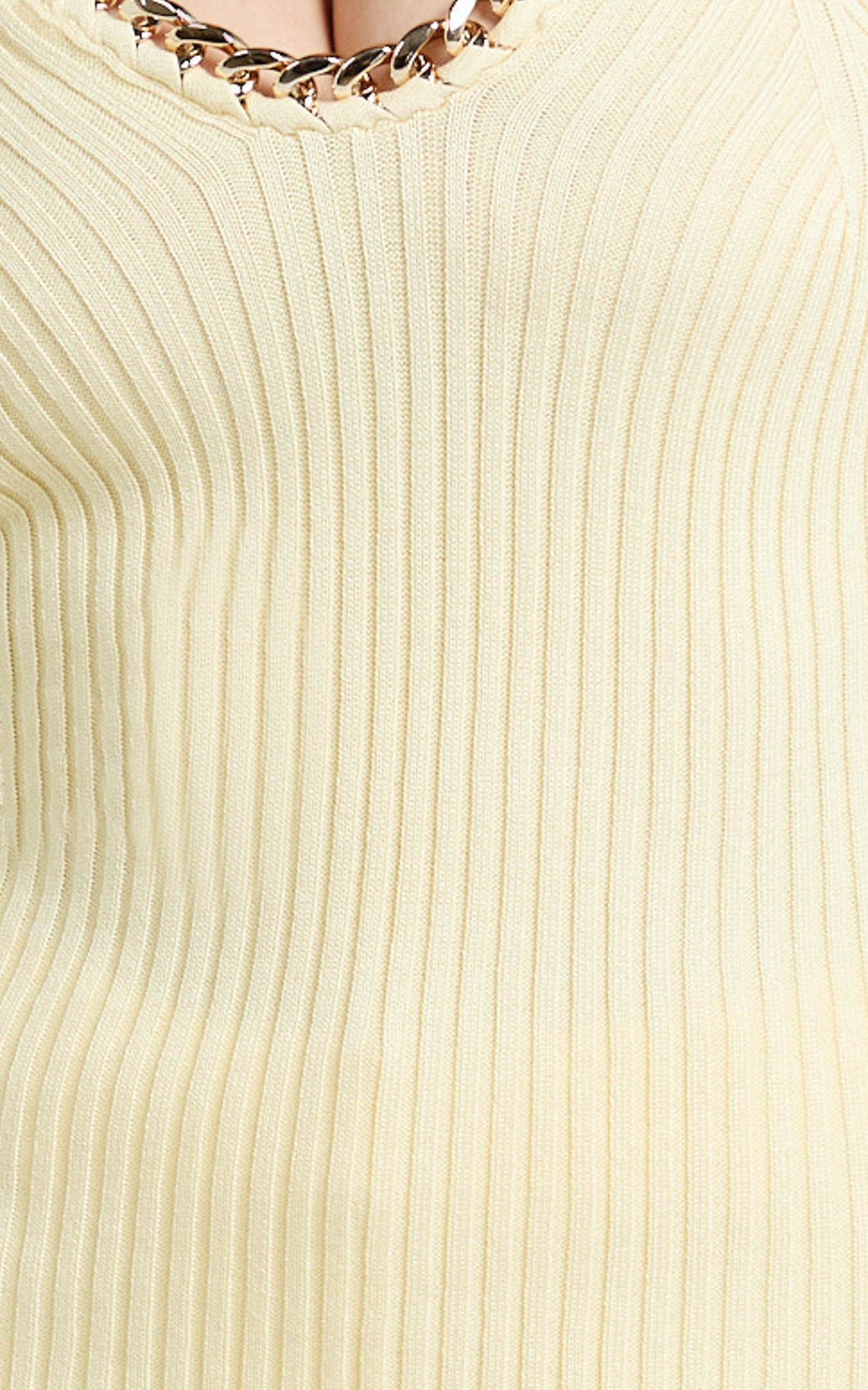 Talia Top - Sleeveless Knit Top in Cream