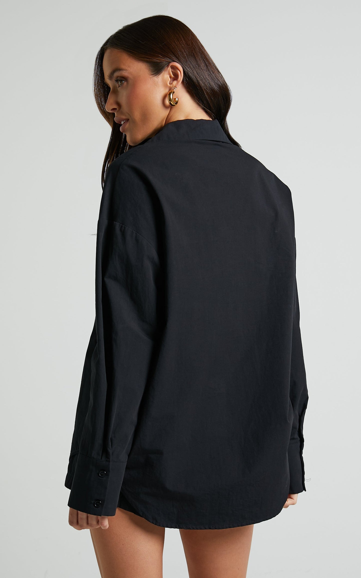 Terah Shirt - Button Up Shirt in Black
