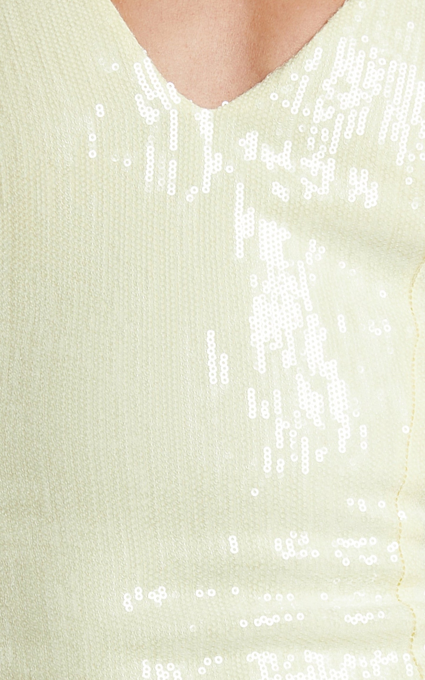 Runaway The Label - The Sequin Mini Dress in Butter