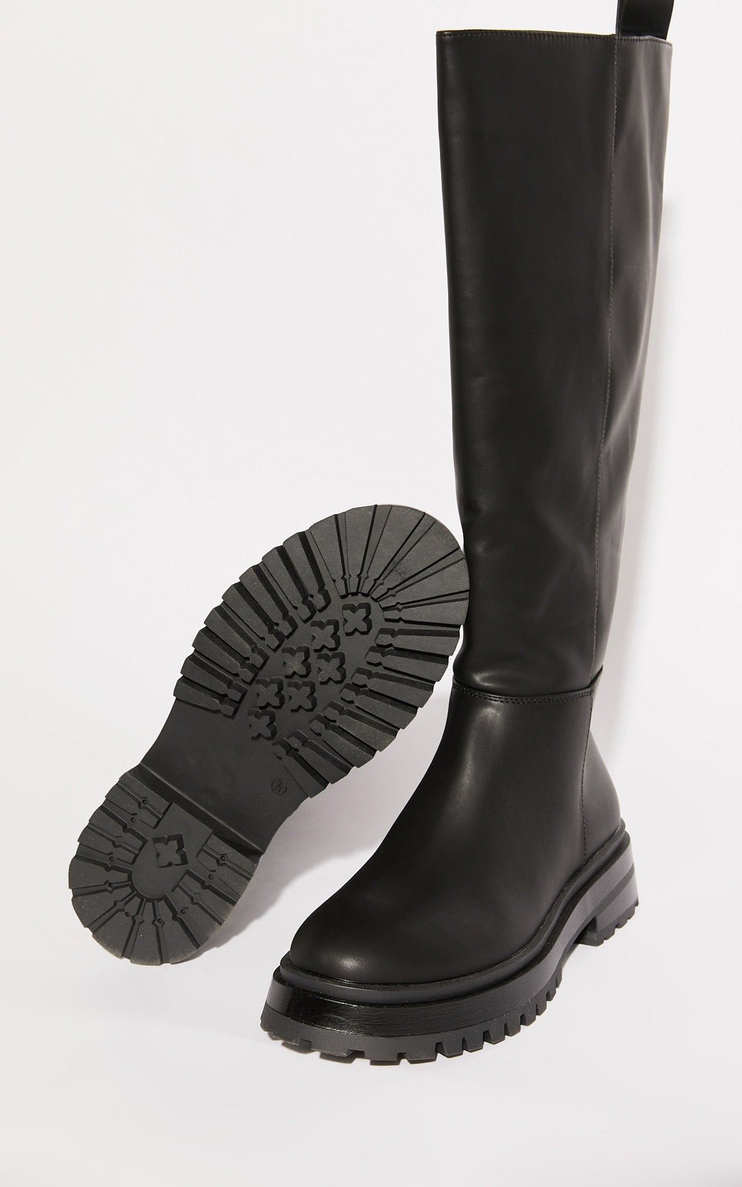 Therapy - Blazed Boots in Black PU
