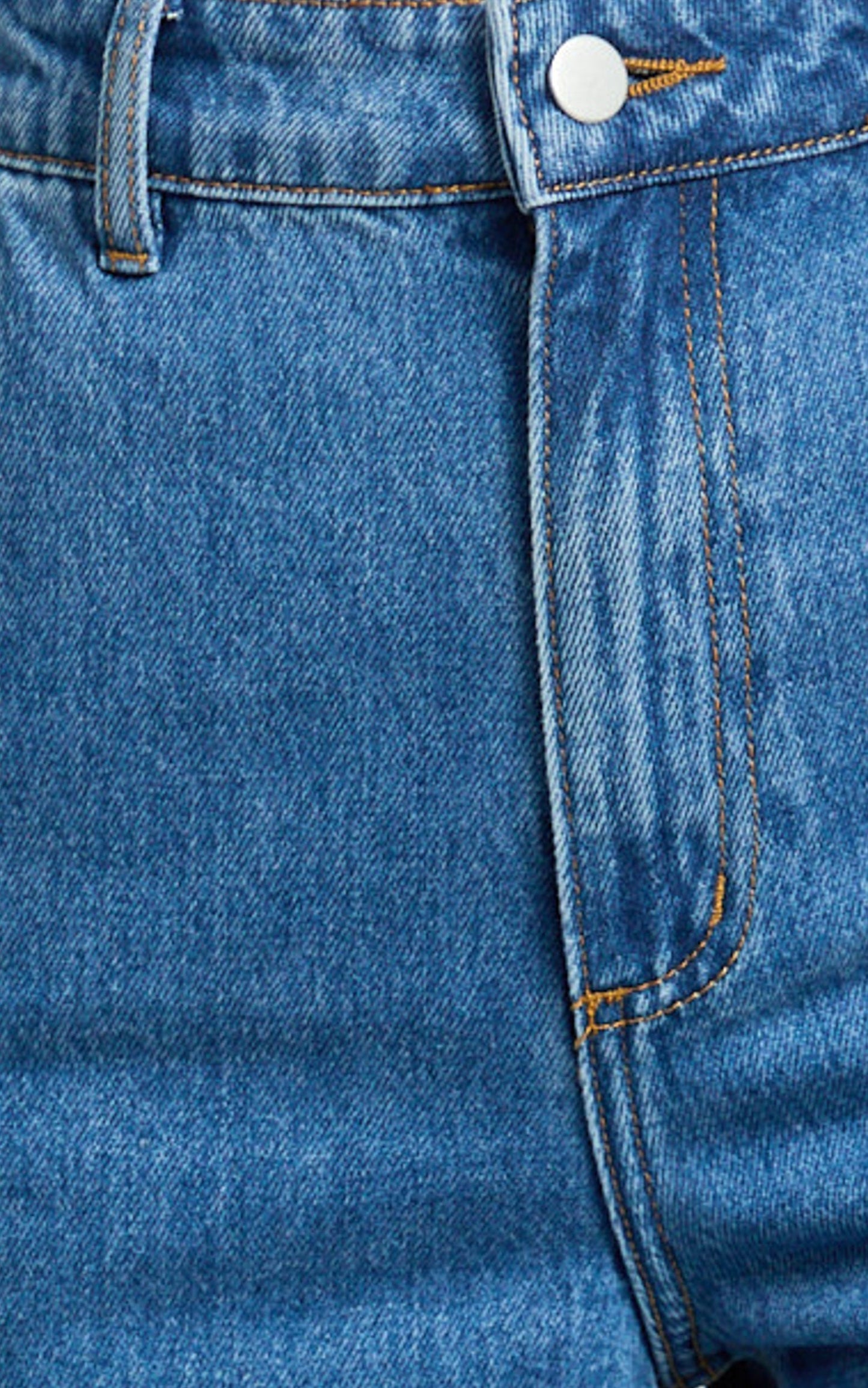 Therese Jeans - High Waist Wide Leg Flare Recycled Denim Jeans in Dark Blue Wash