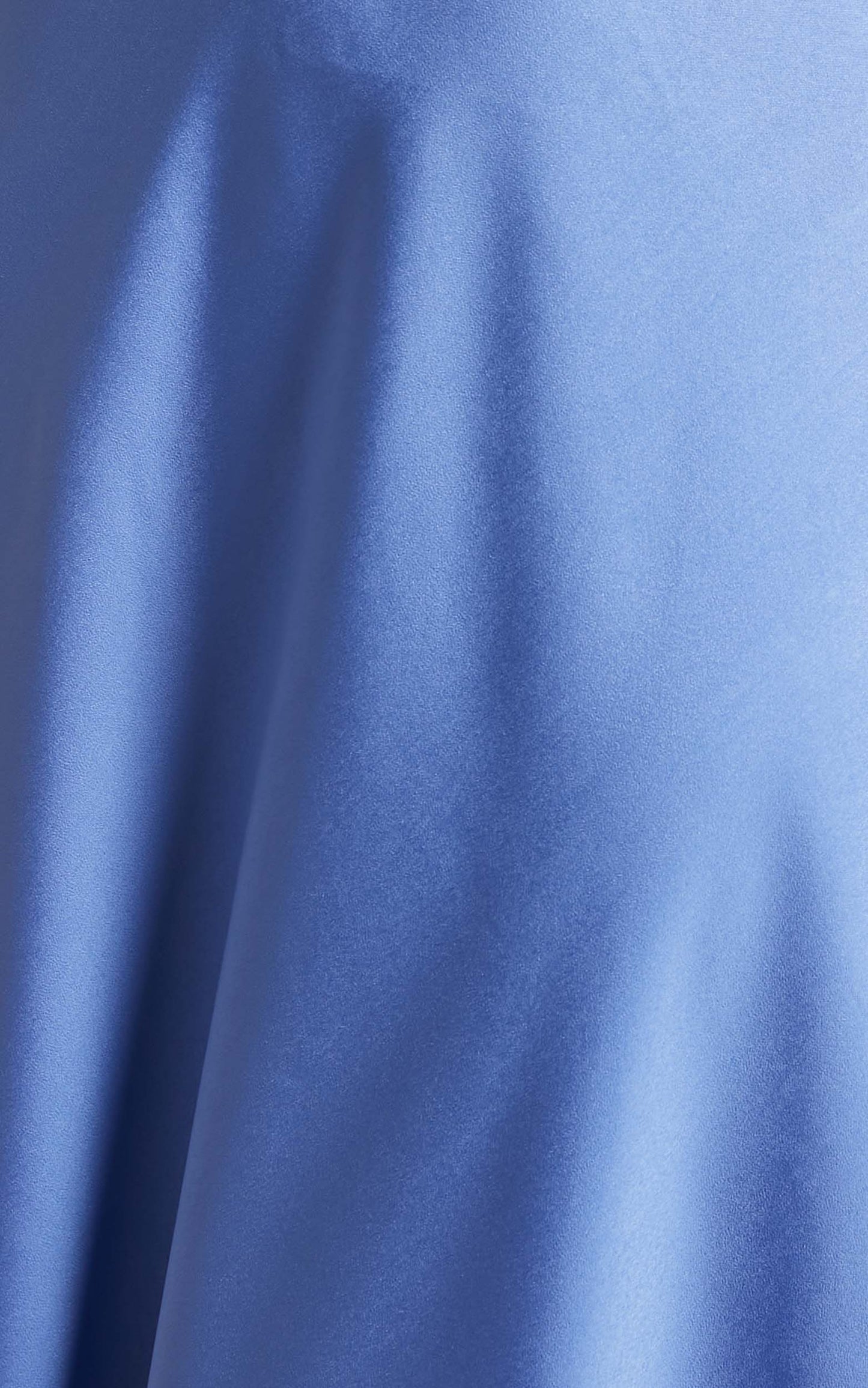 Tomoni Flounce Shoulder Midi Dress in Cornflower Blue