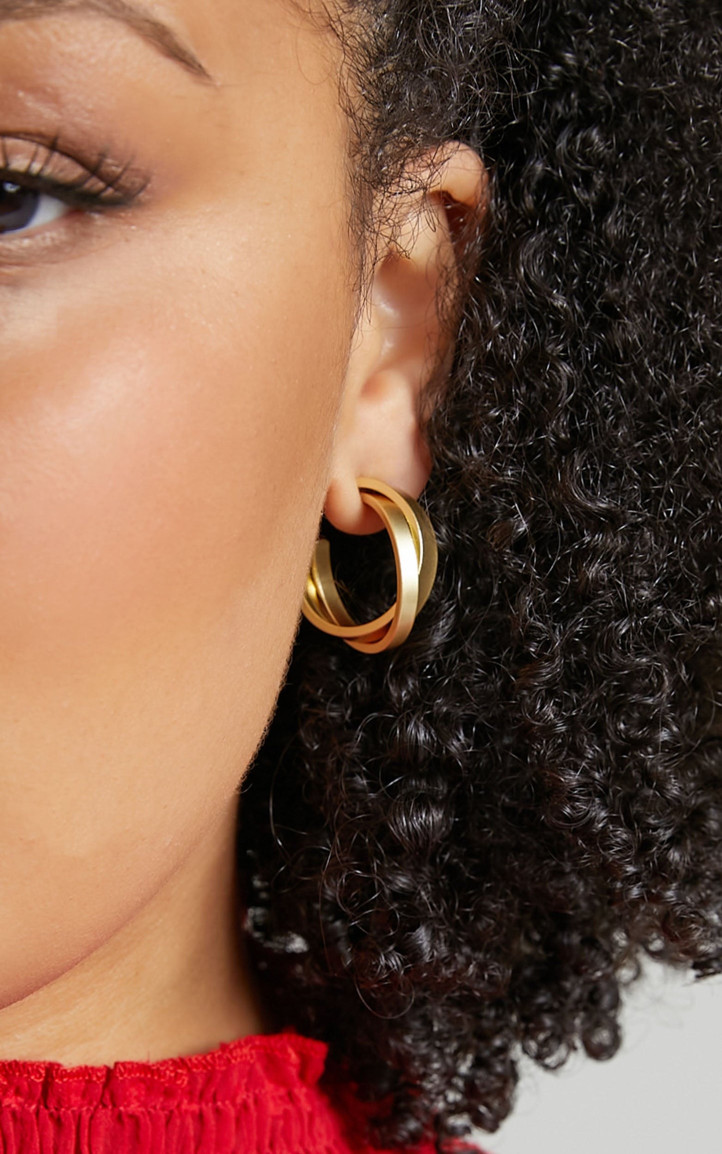Traya Earrings in Gold