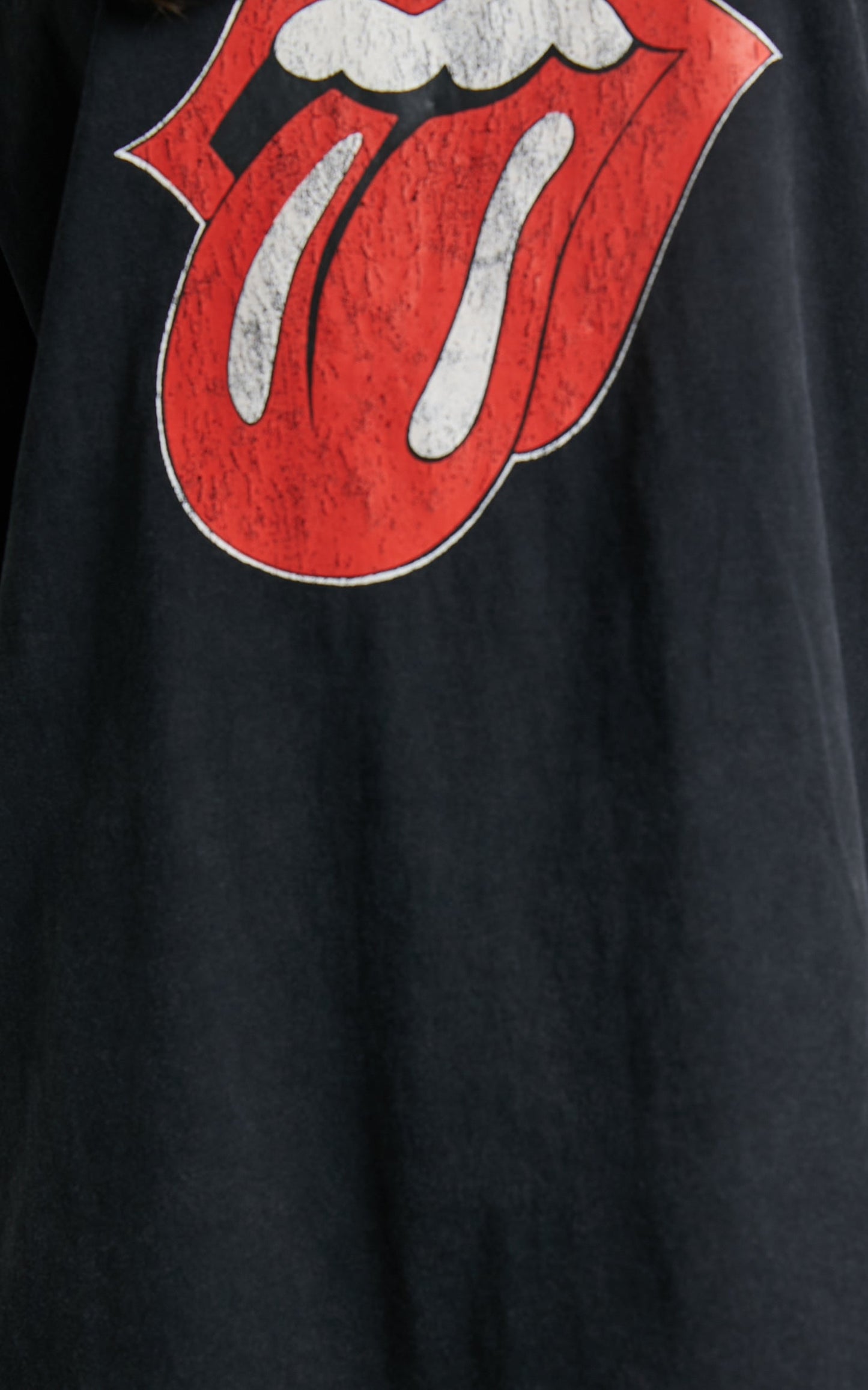 Universal Music - Rolling Stones Tee in Washed Black