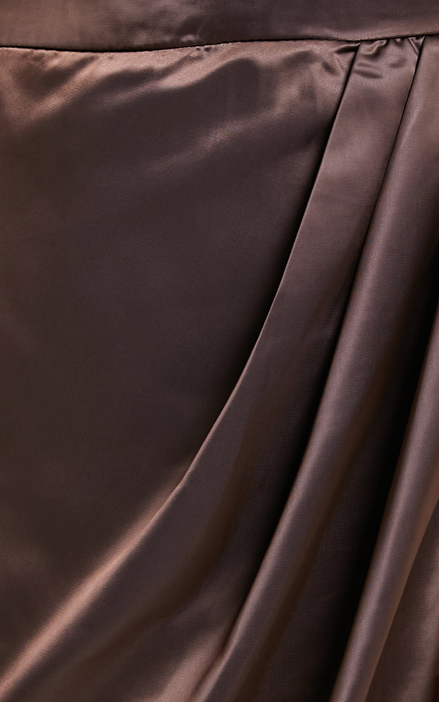 Unreal Dream Dress in Chocolate Satin