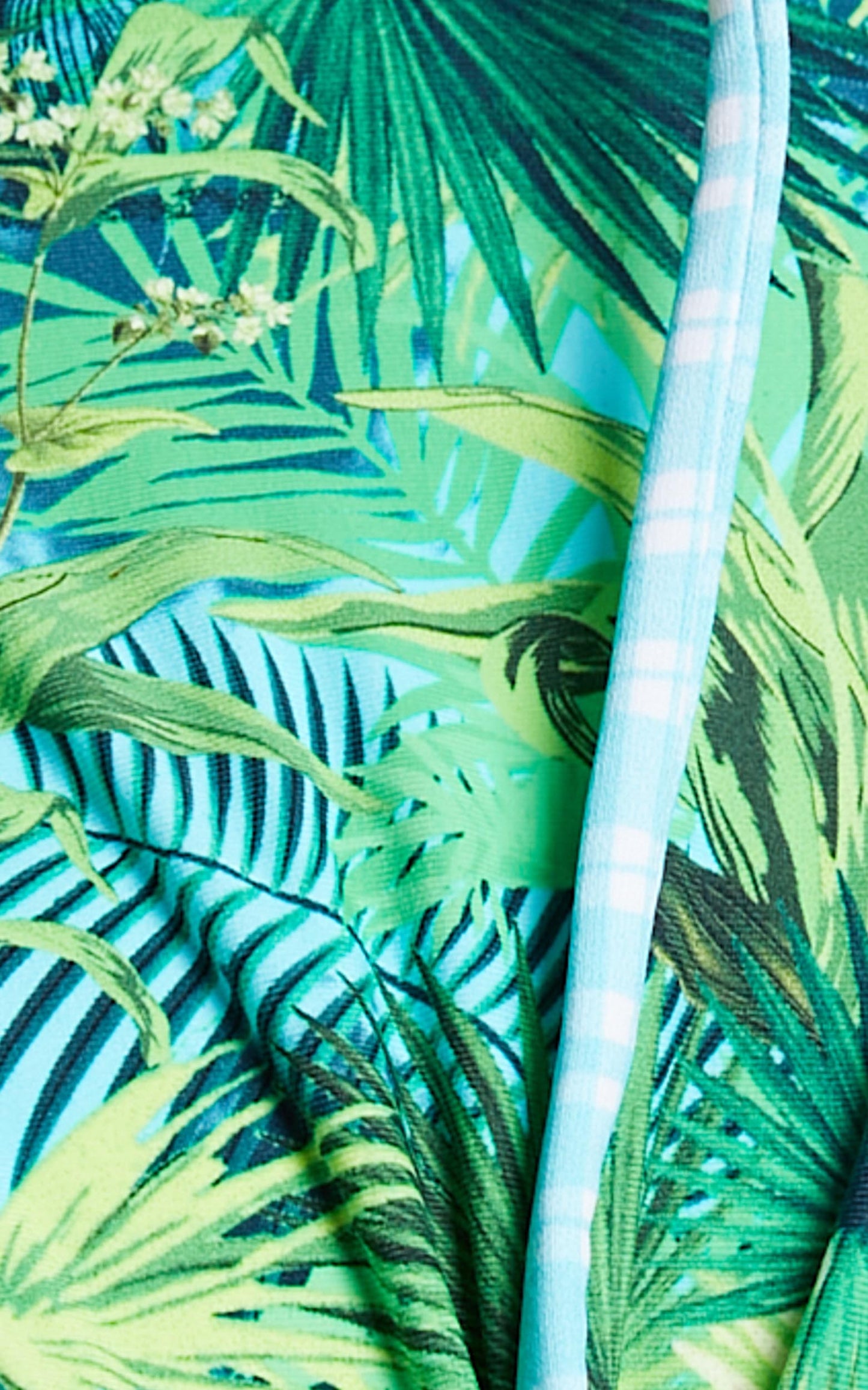 VDM THE LABEL - MARLEY REVERSIBLE BIKINI BOTTOMS in Tropical/Mint Check