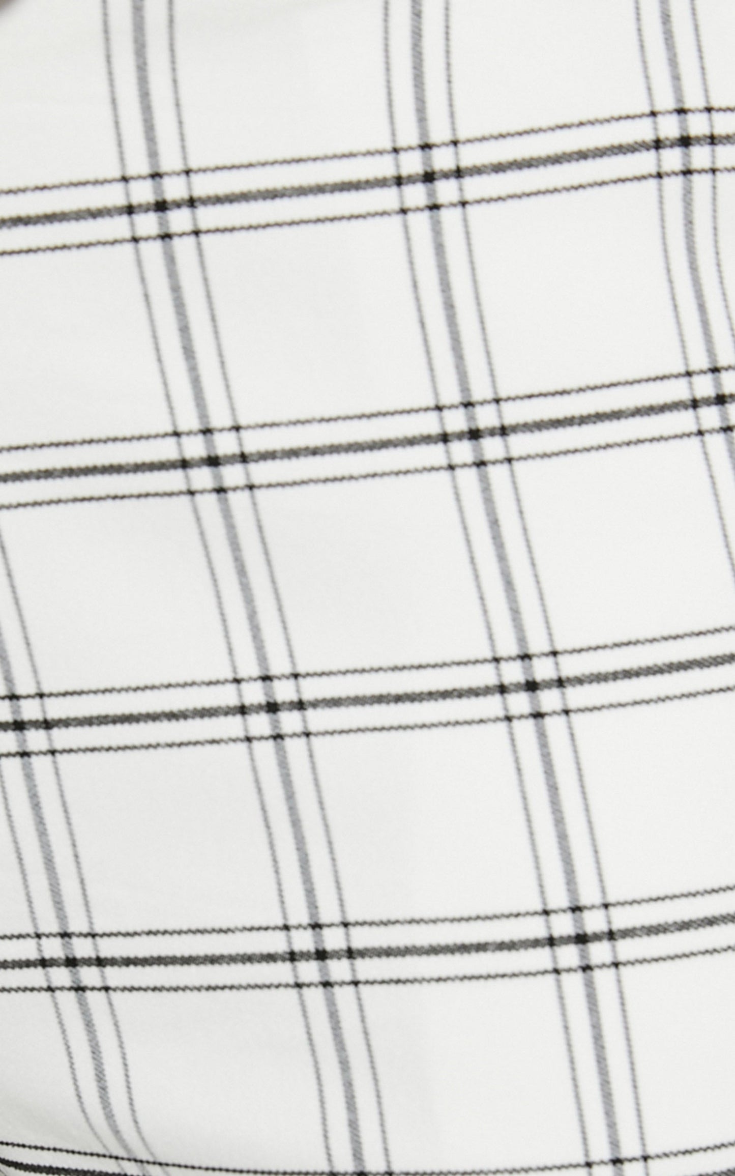 Vhonna cropped tailored high waisted pant in White and Black check