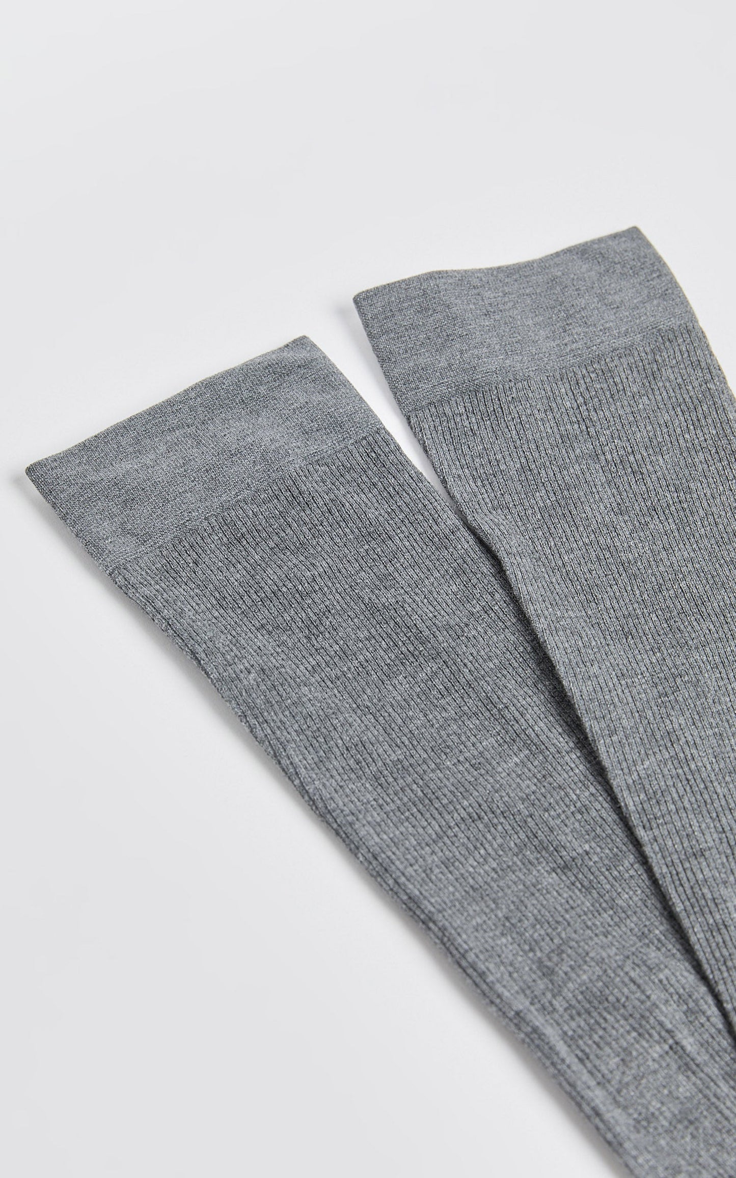 Vivi Tights - Thick Knit Calf Tights in Charcoal