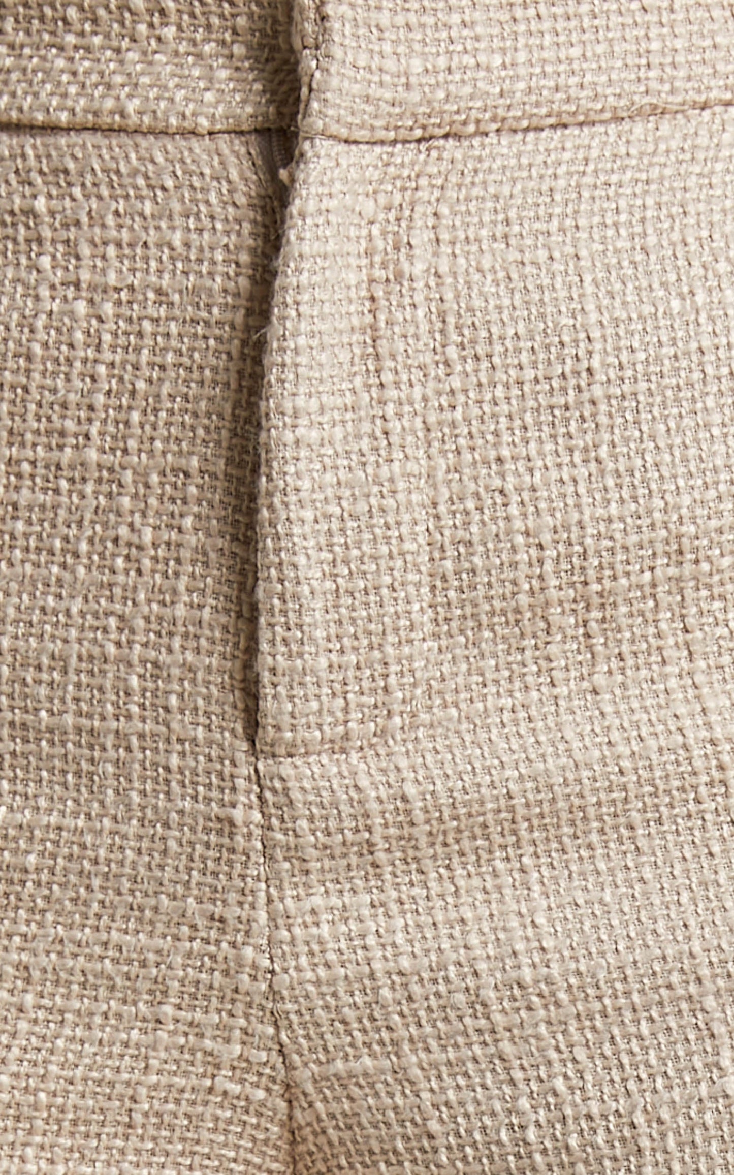 Walters Pants - Tweed Wide Leg High Waist Tailored Pants in NEUTRAL