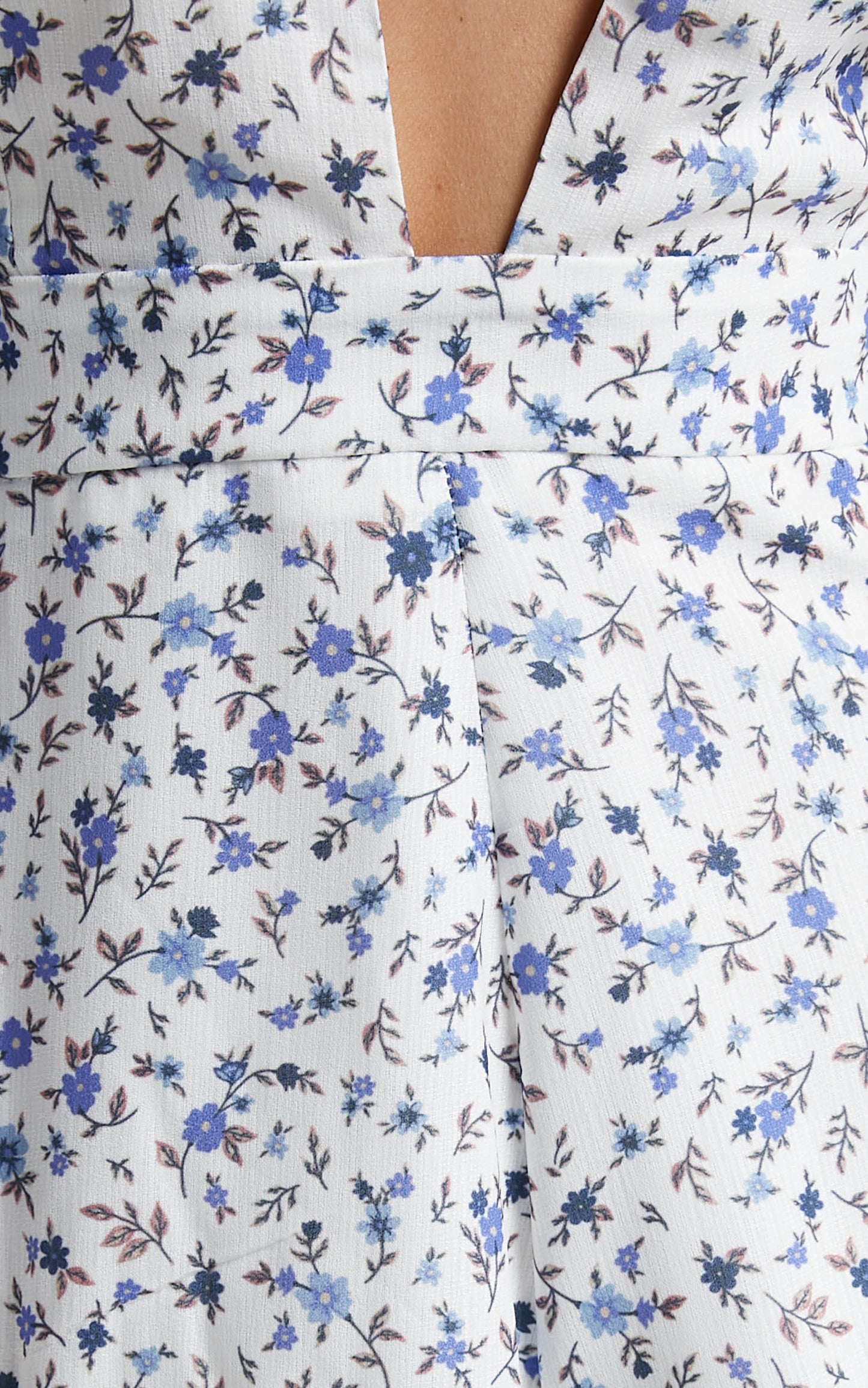Wheels Bouncing Playsuit in White Floral