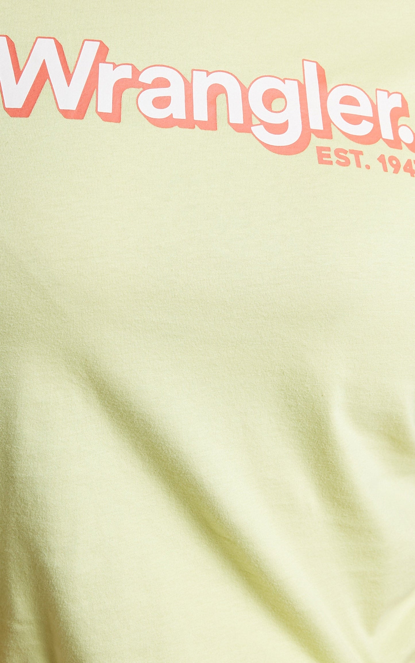 Wrangler - 90s Shrunken Tee in Lemongrass