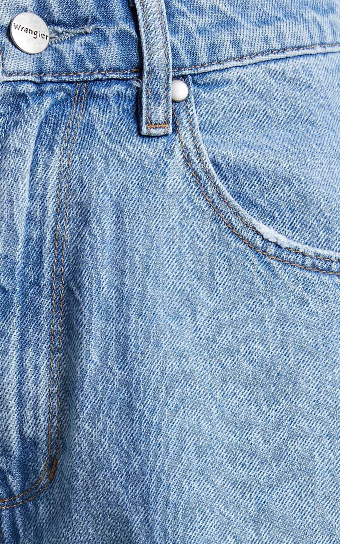Wrangler - Farrah Wide Leg Jeans in Aurora Blue