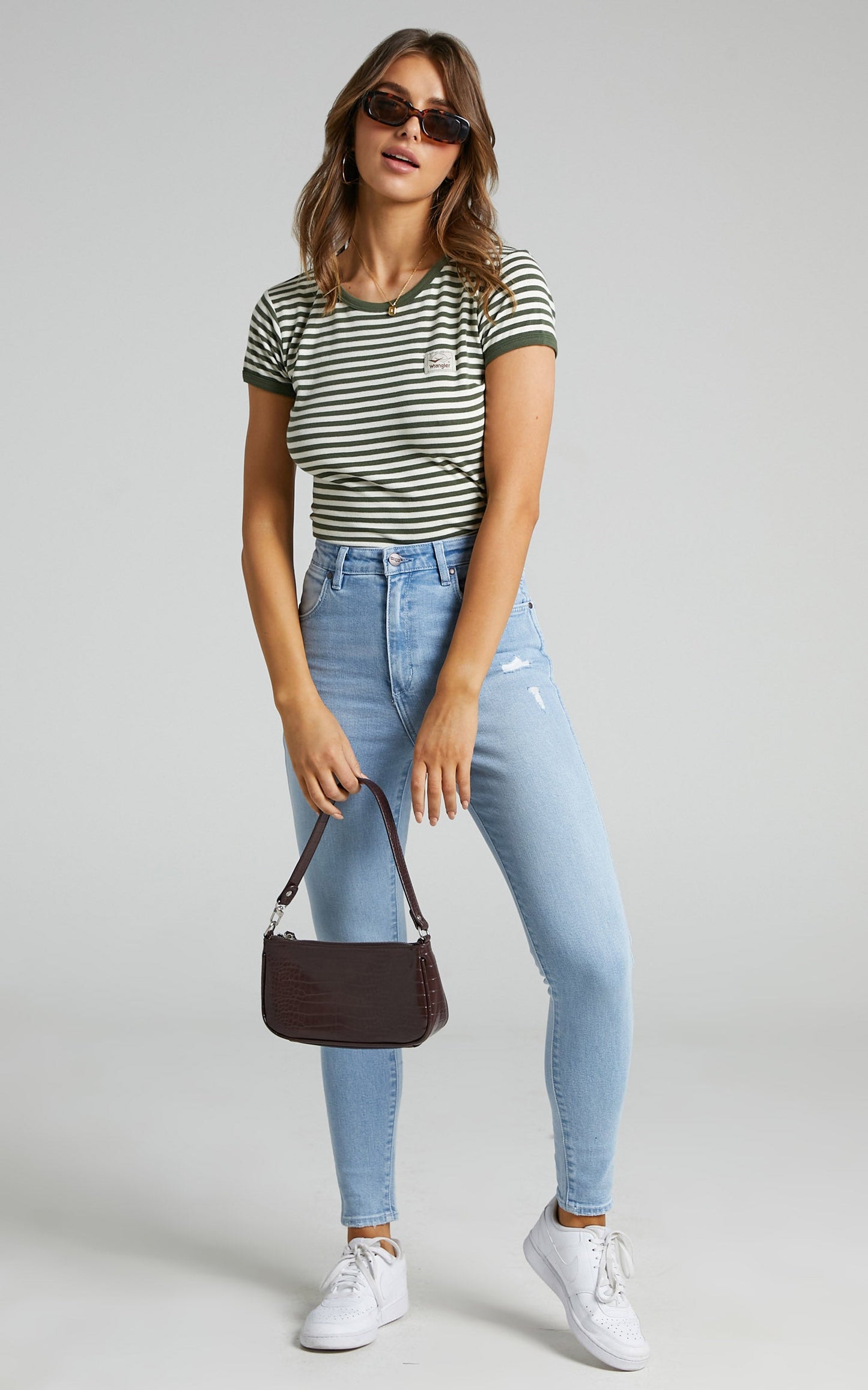 Wrangler - Hi Pins Jean in Solis Fade