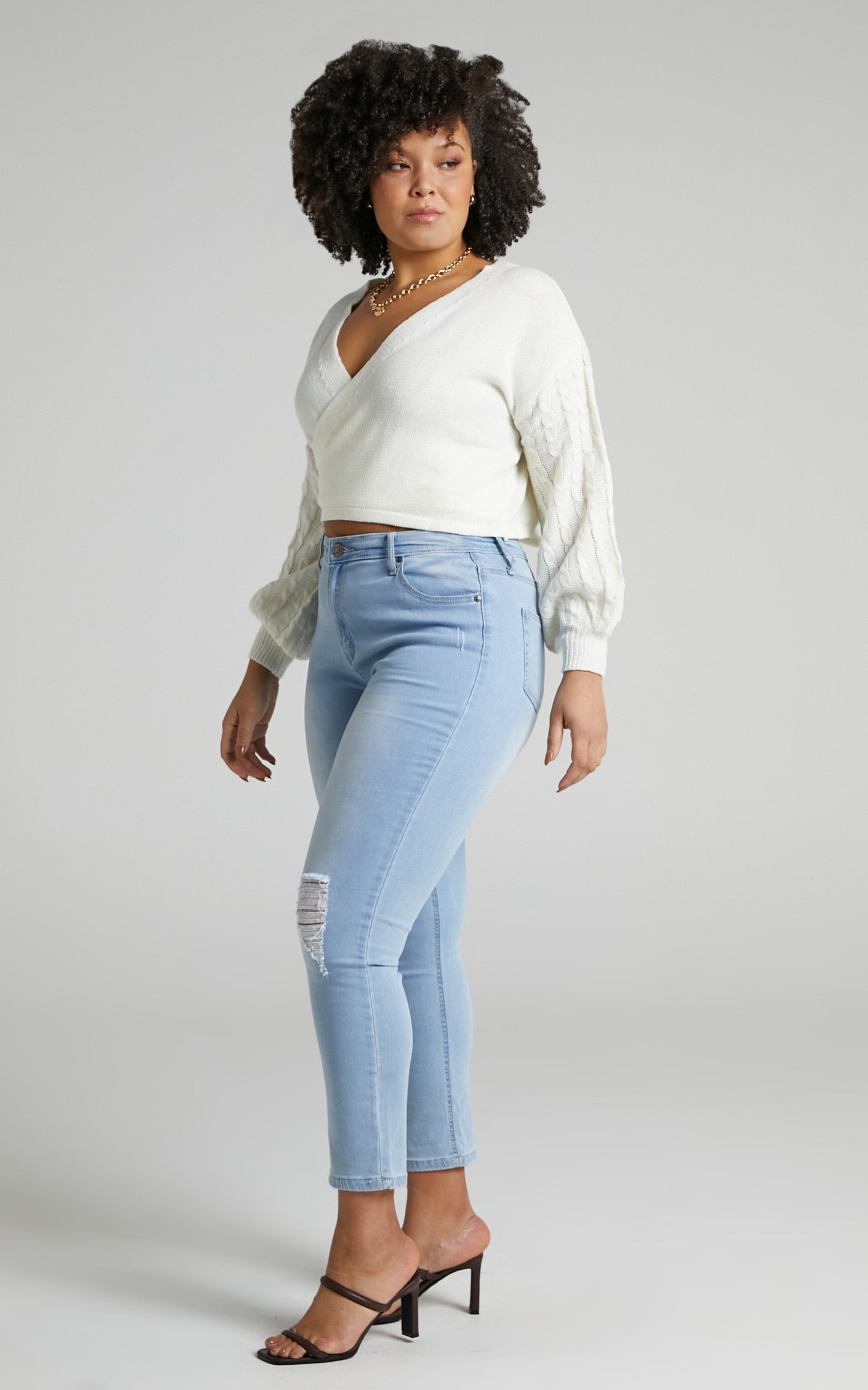 Wrapped In Love Jumper in Cream