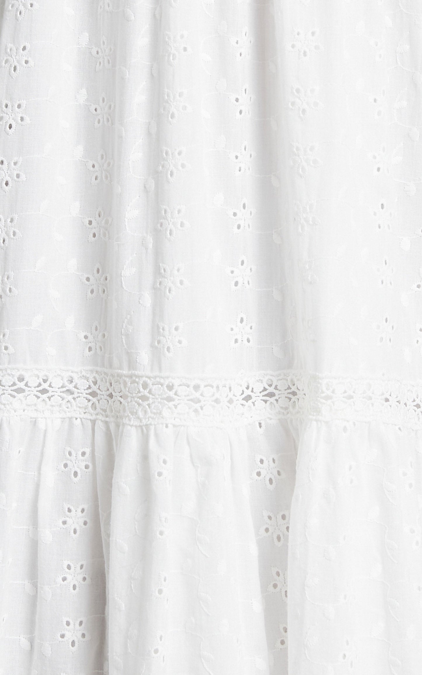 Yanny puff Sleeve Midi Dress with Shirred bust in White