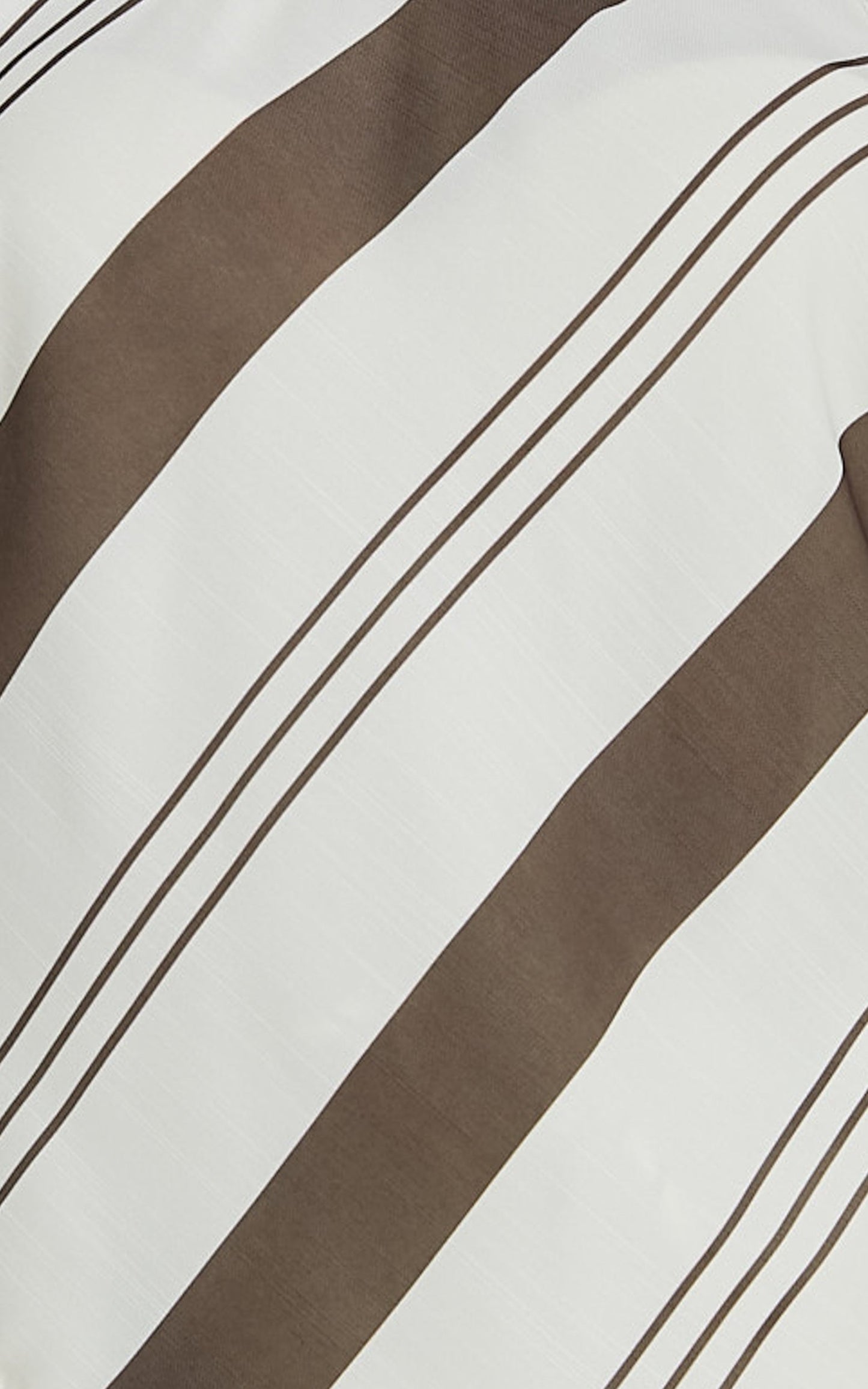 Zahara Top - Diamond Halter Neck Top in Choc Stripe