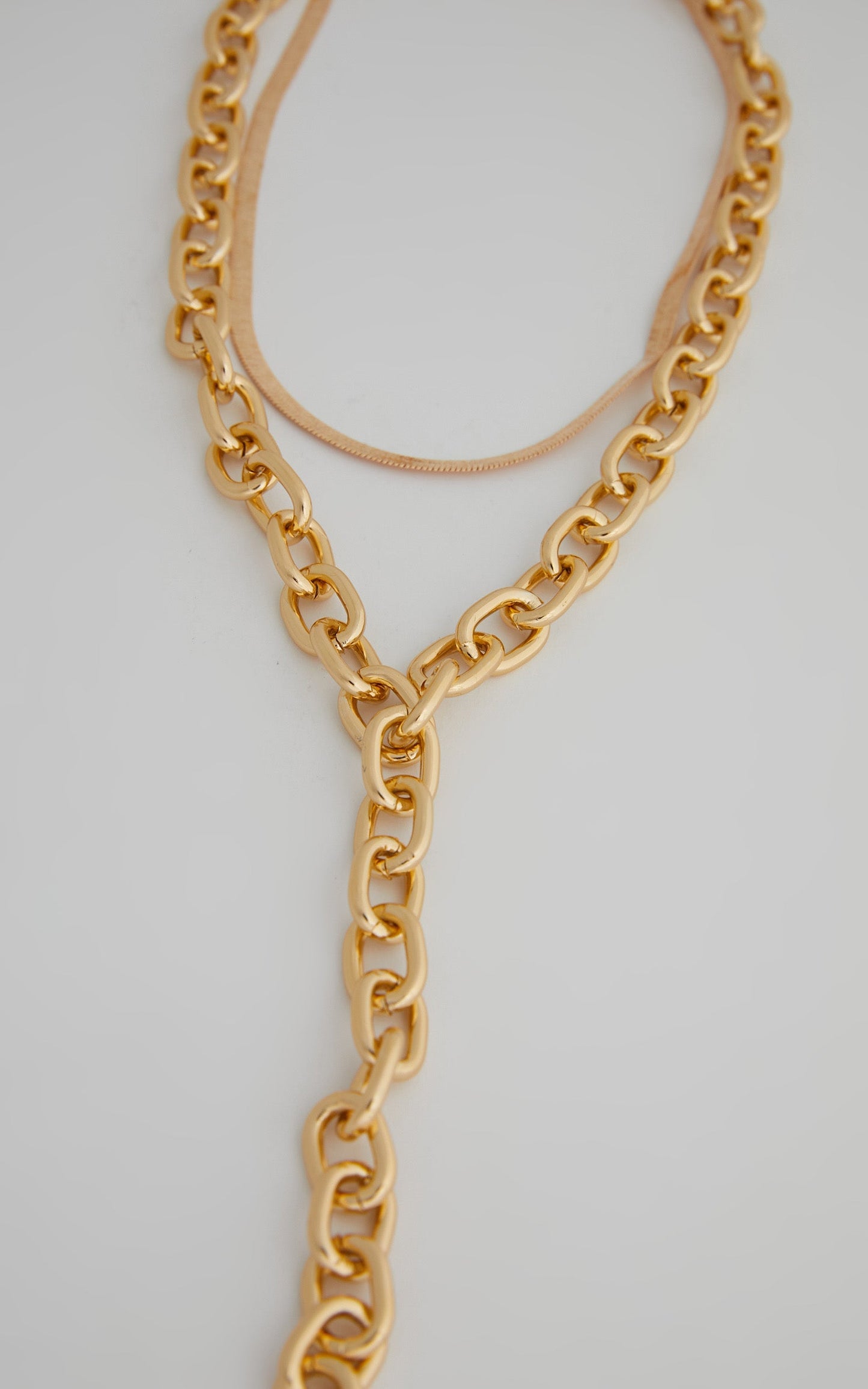 Zdenka Layered Gold Chain Necklace in Gold