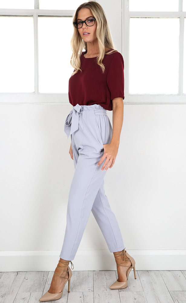 Work Up Pants in Grey