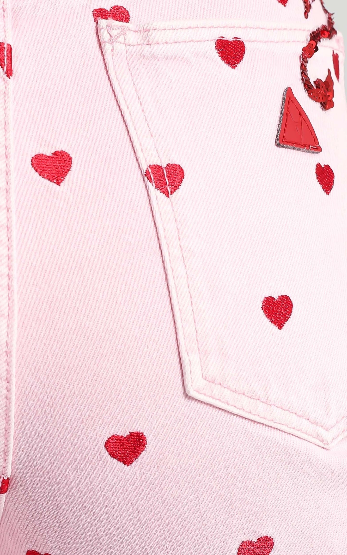 Abrand x Dyspnea - A Double Oh Flare Jean in Pink Heart