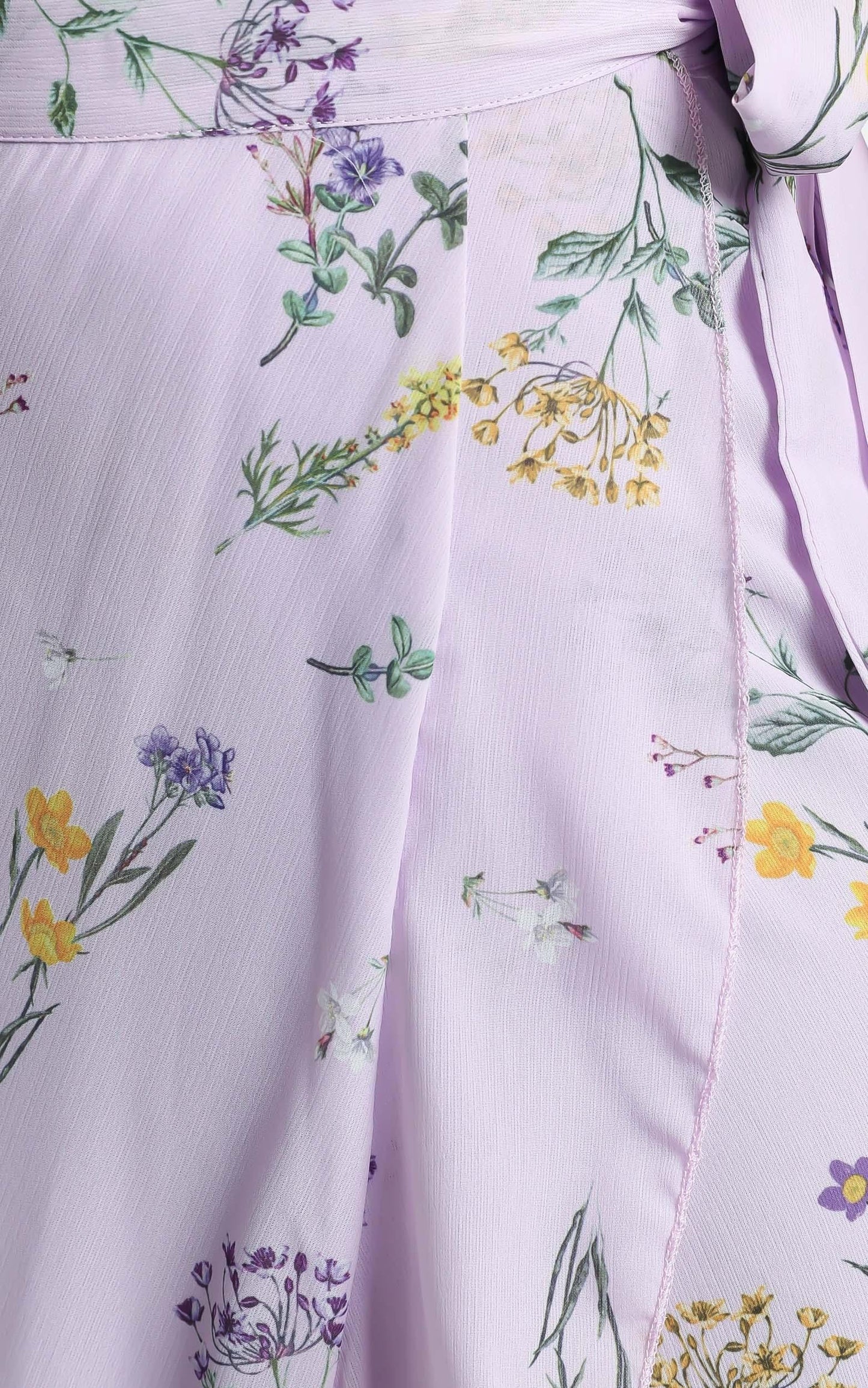 Add To The Mix Skirt in Lavender Botanical Floral