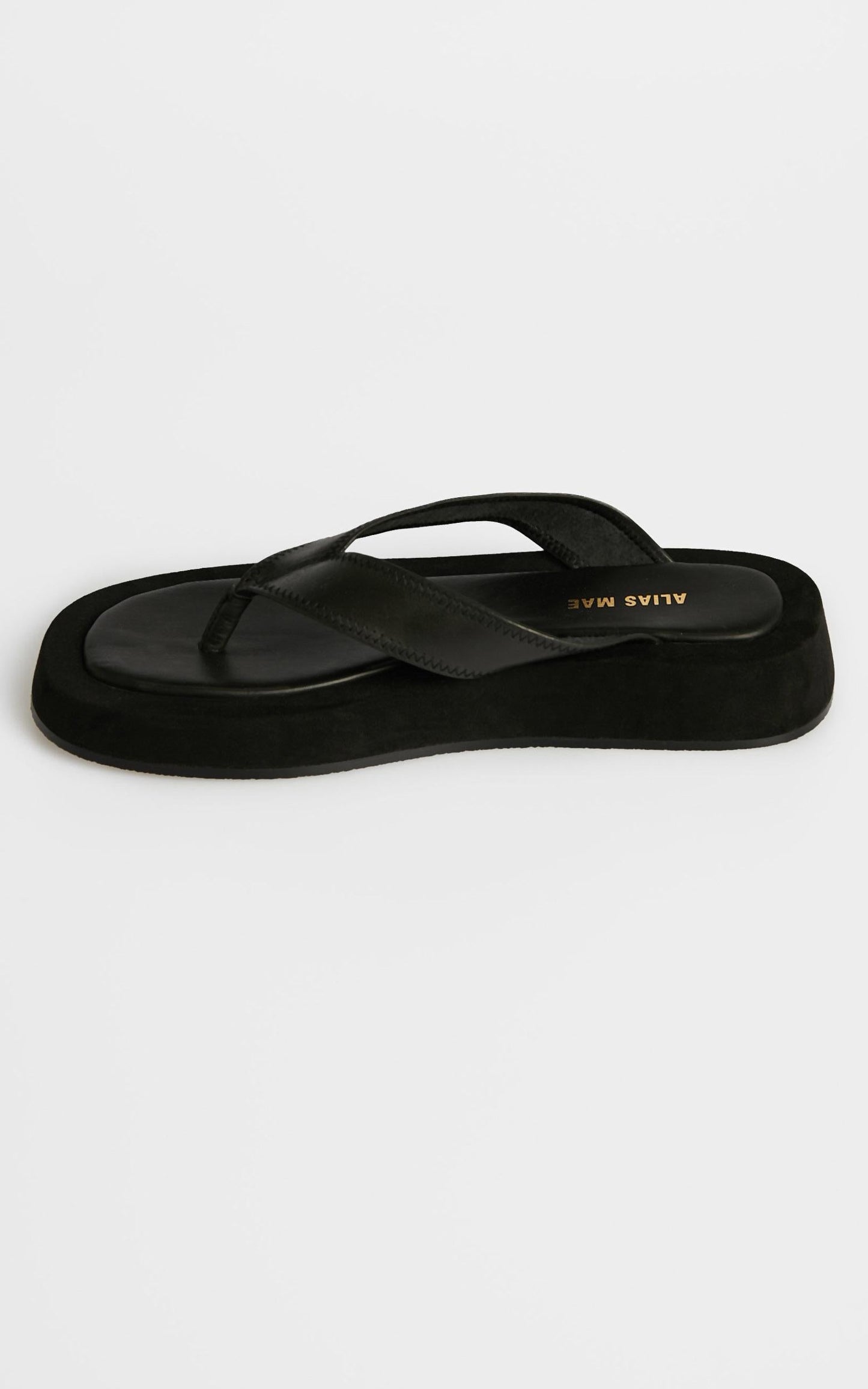 Alias Mae - Poppy Sandals in Black Leather