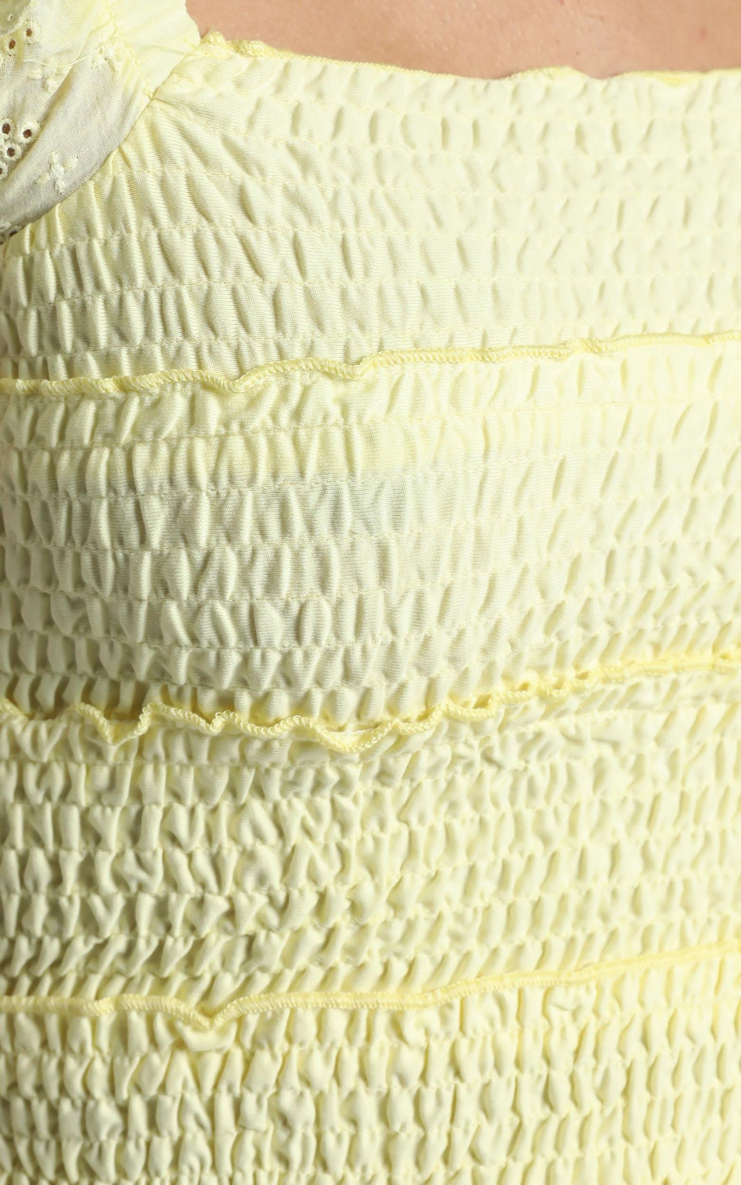 Alma Top in Pastel Yellow