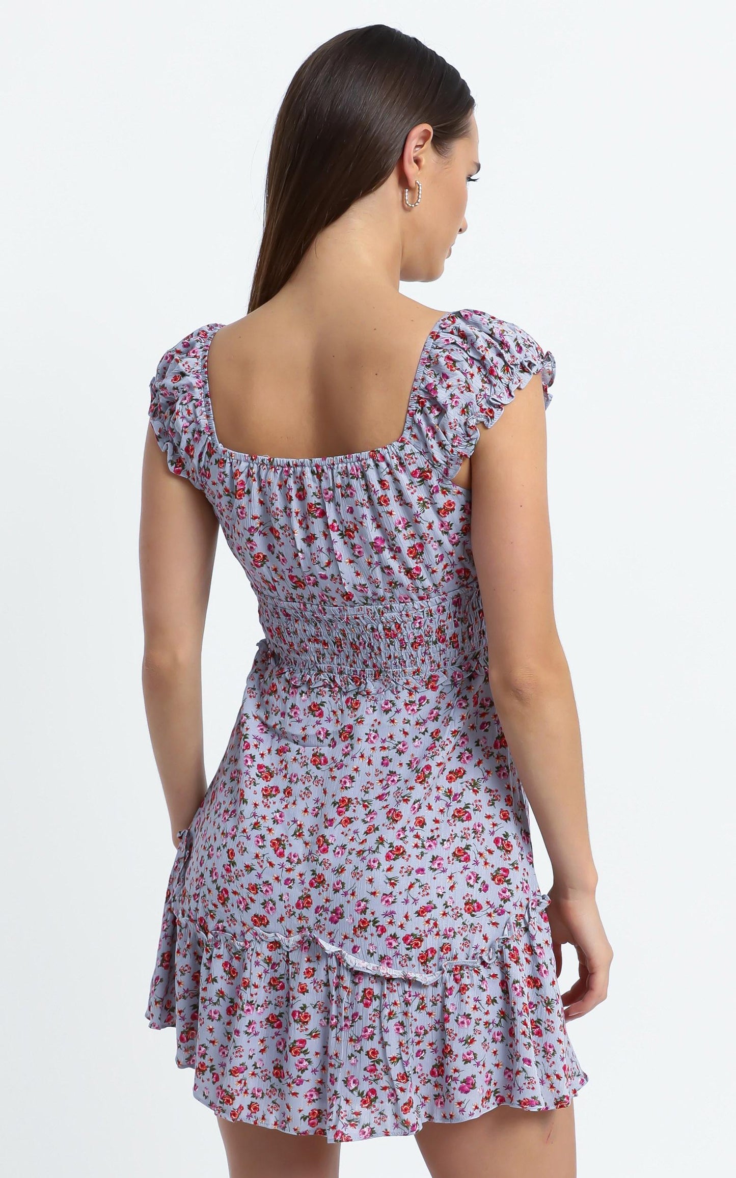 Althia Dress in Lilac Floral