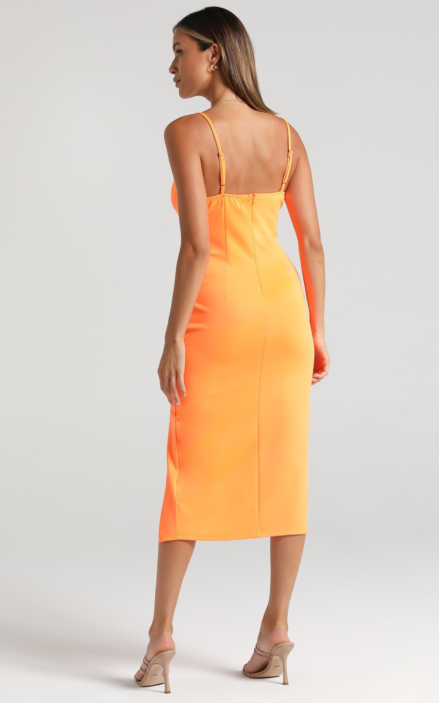 Amaliah Dress in Orange