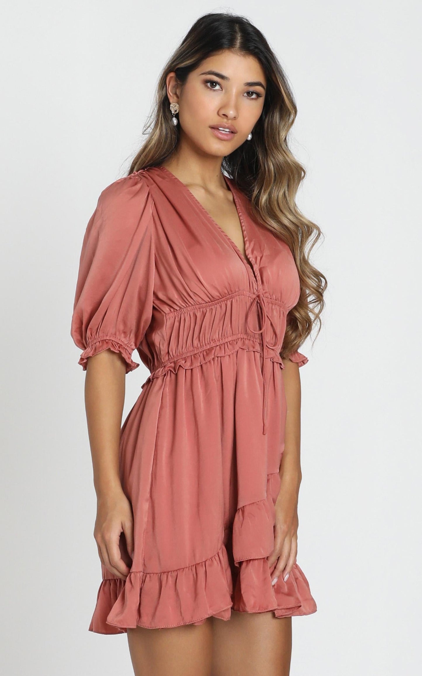 Amalie Dress in Blush