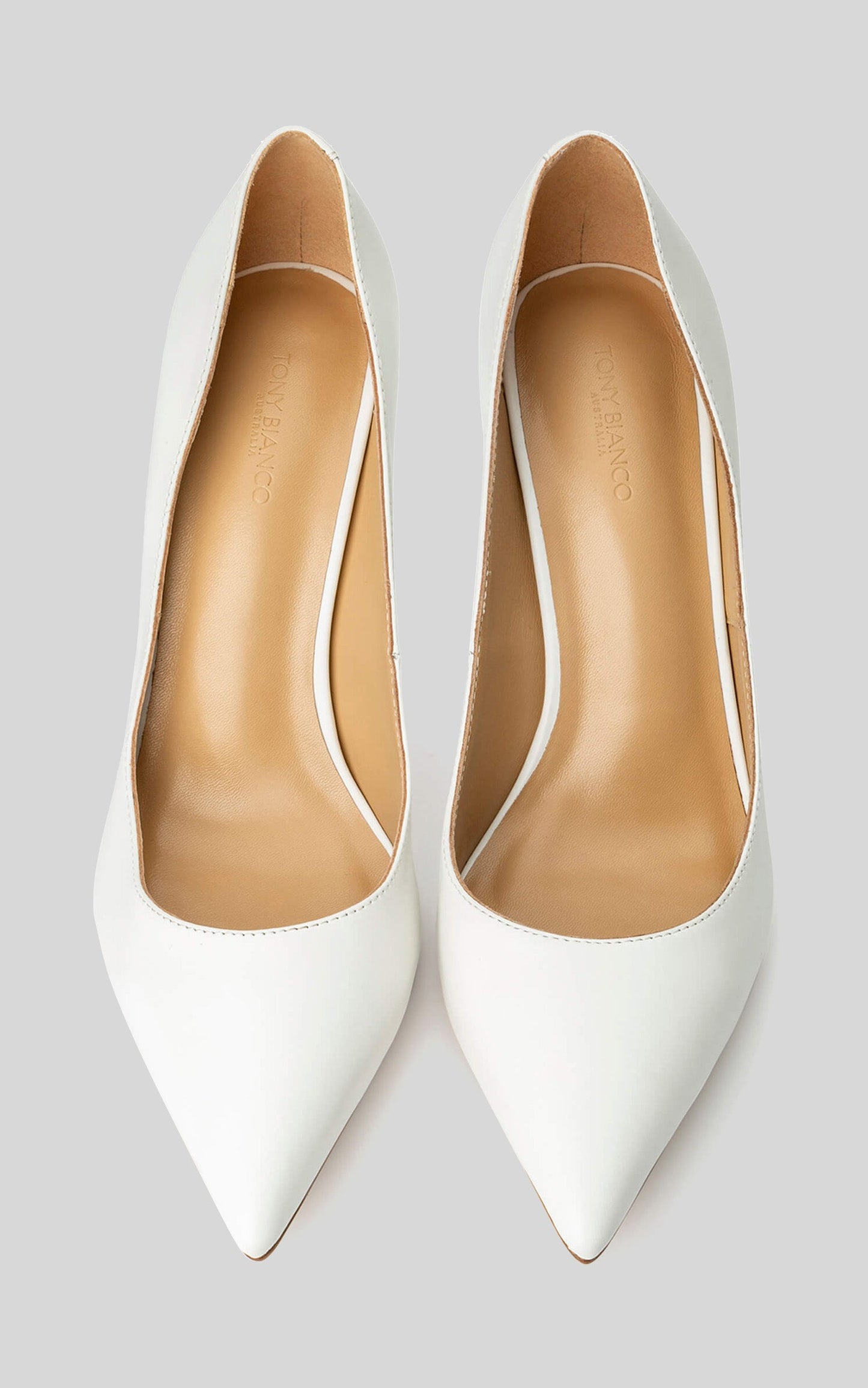 TONY BIANCO - ANJA PUMPS in Milk Capretto