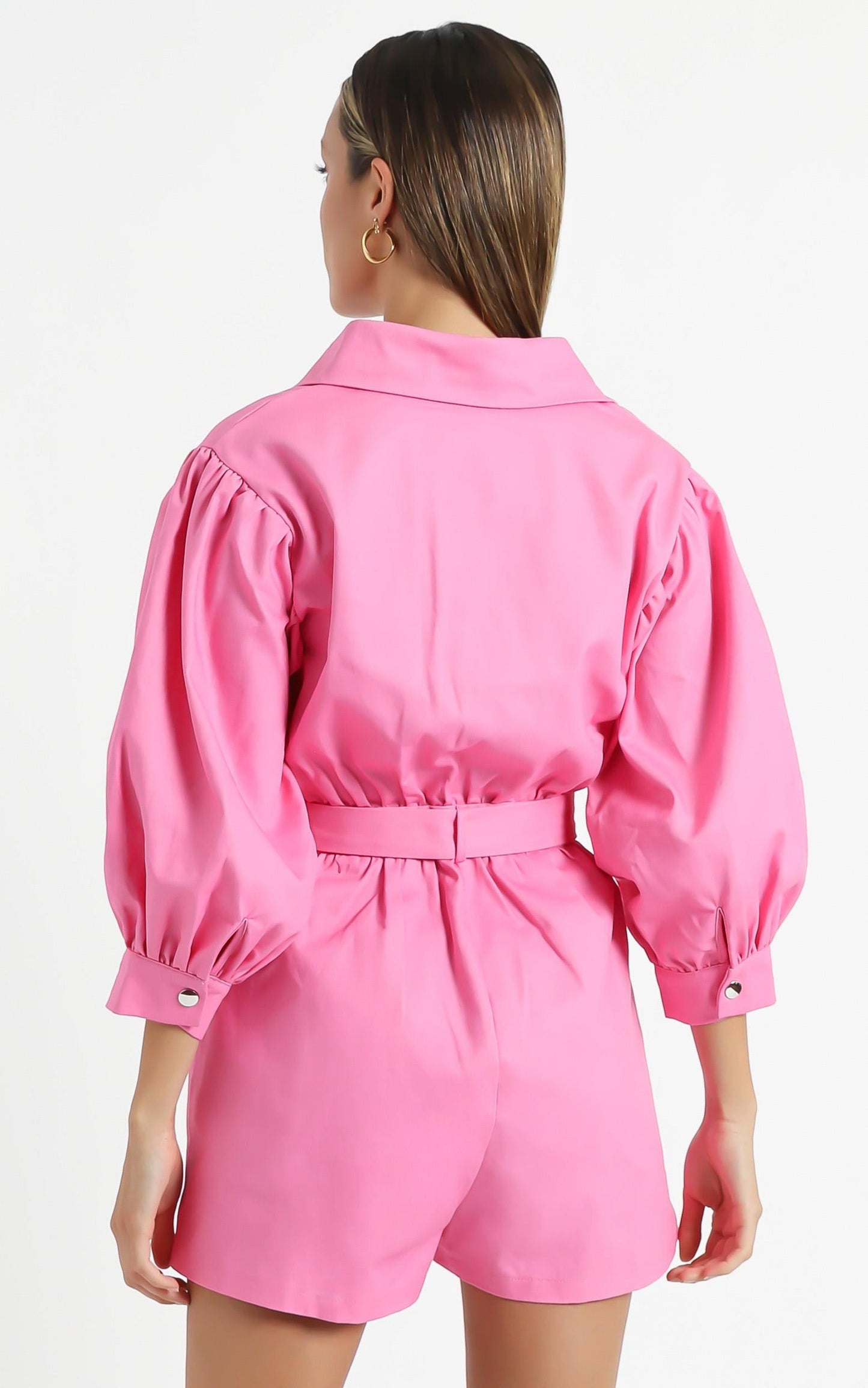 Aoko Playsuit in Pink